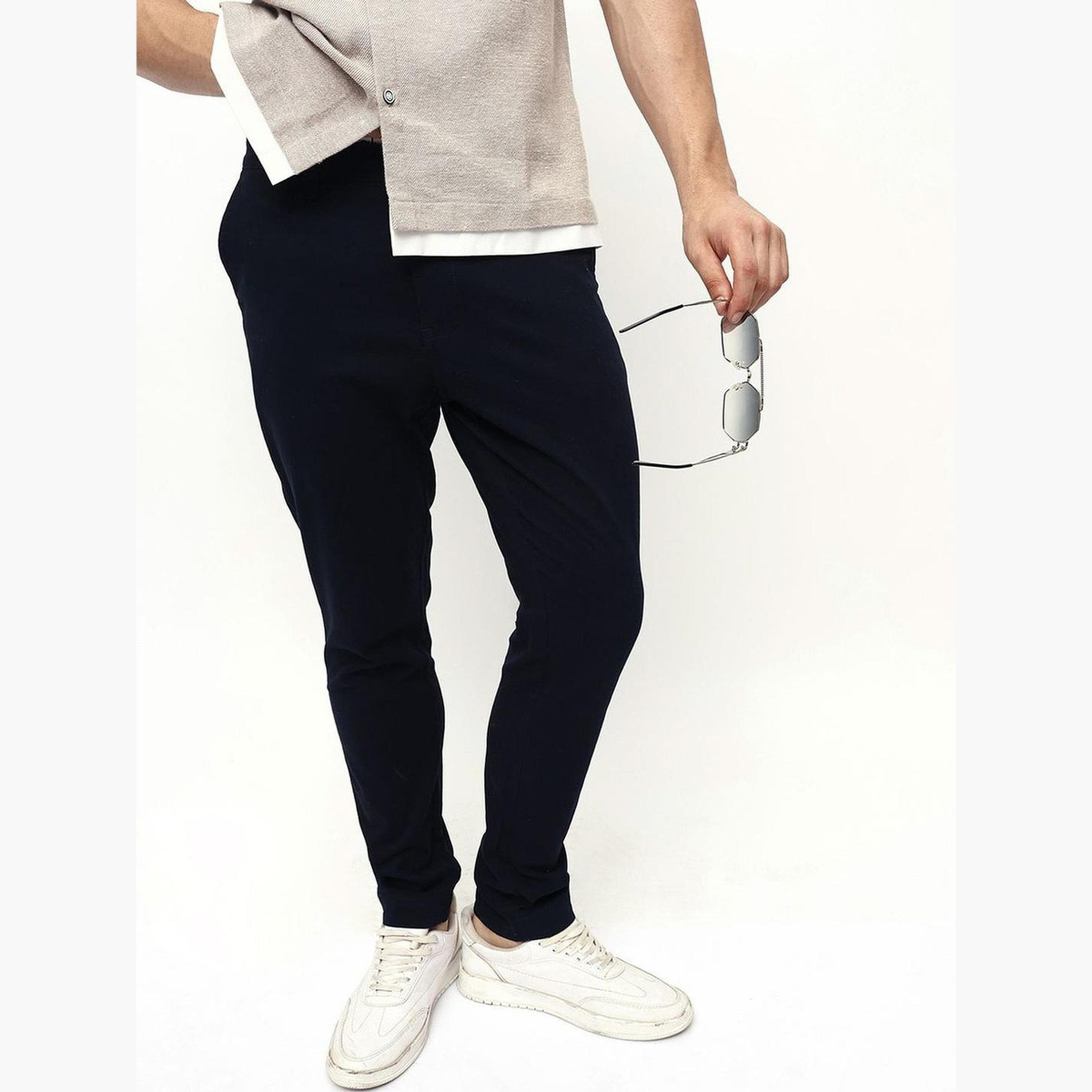 Dennis Lingo X Styli Men Slim Fit Solid Pants-men-clothing-bottoms-trousersandchinos-trousers-image-2