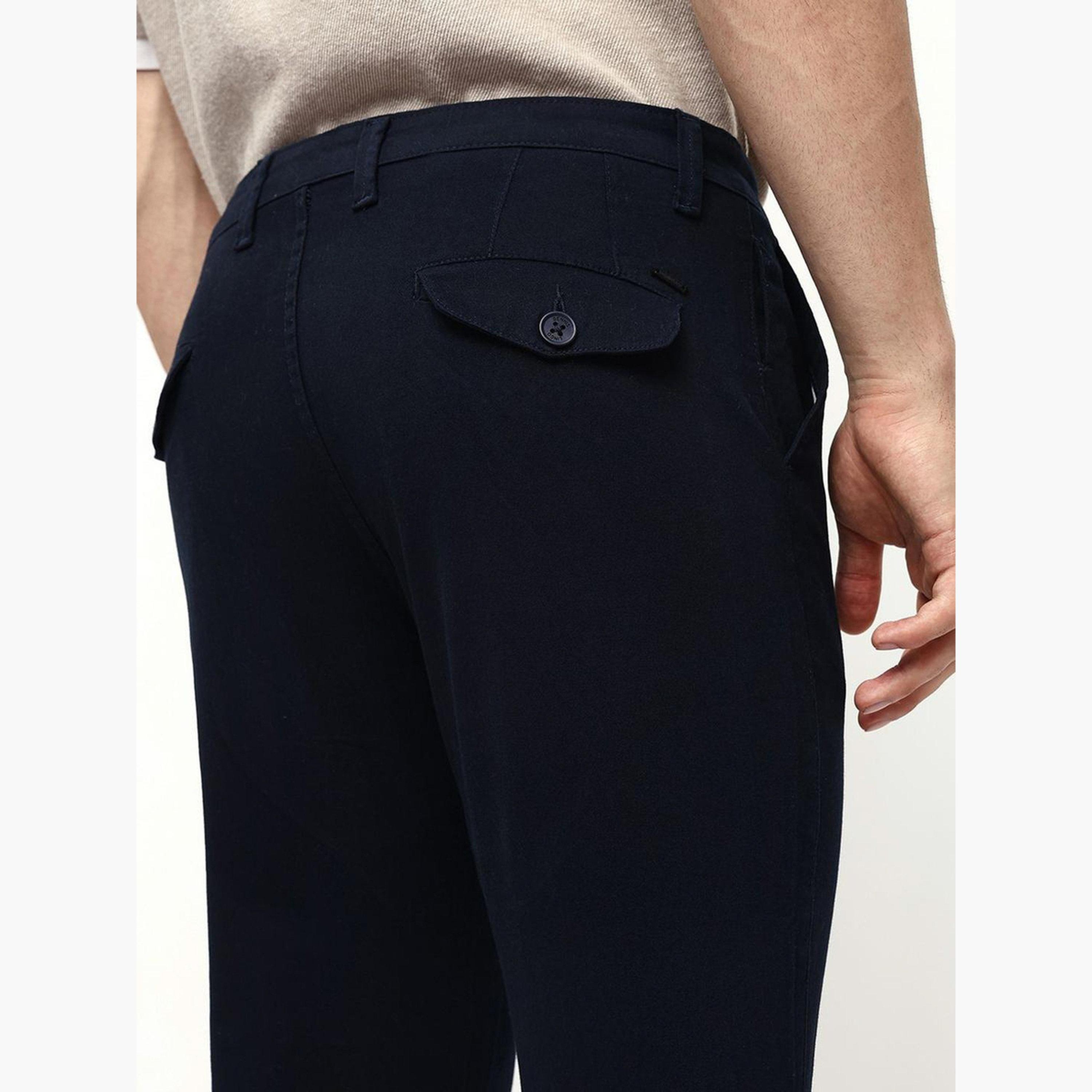 Dennis Lingo X Styli Men Slim Fit Solid Pants-men-clothing-bottoms-trousersandchinos-trousers-image-4