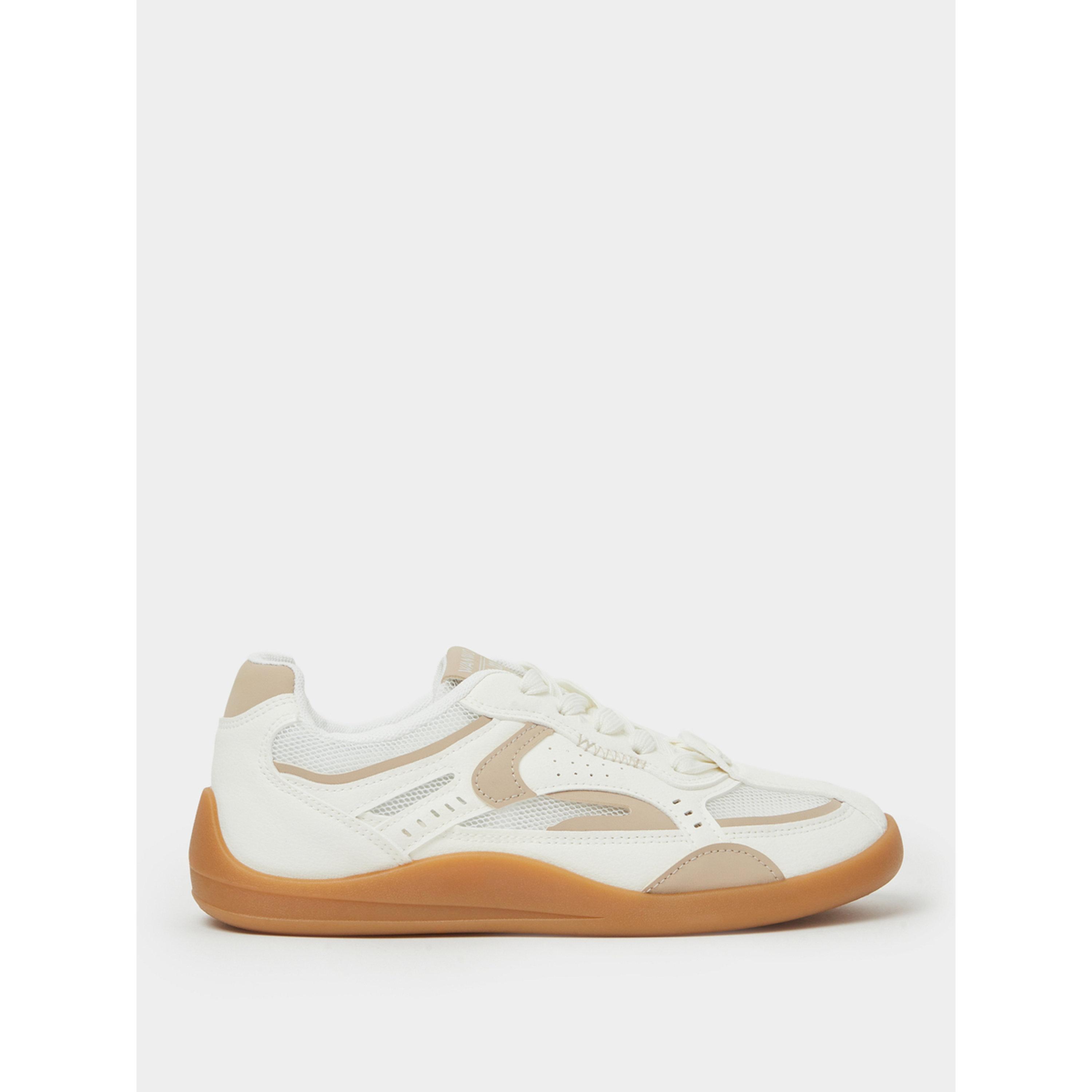 ستايلي - حذاء رياضي  أوف وايت تيكستايل ثلاثي الألوان-women-shoes-sneakers-image-2