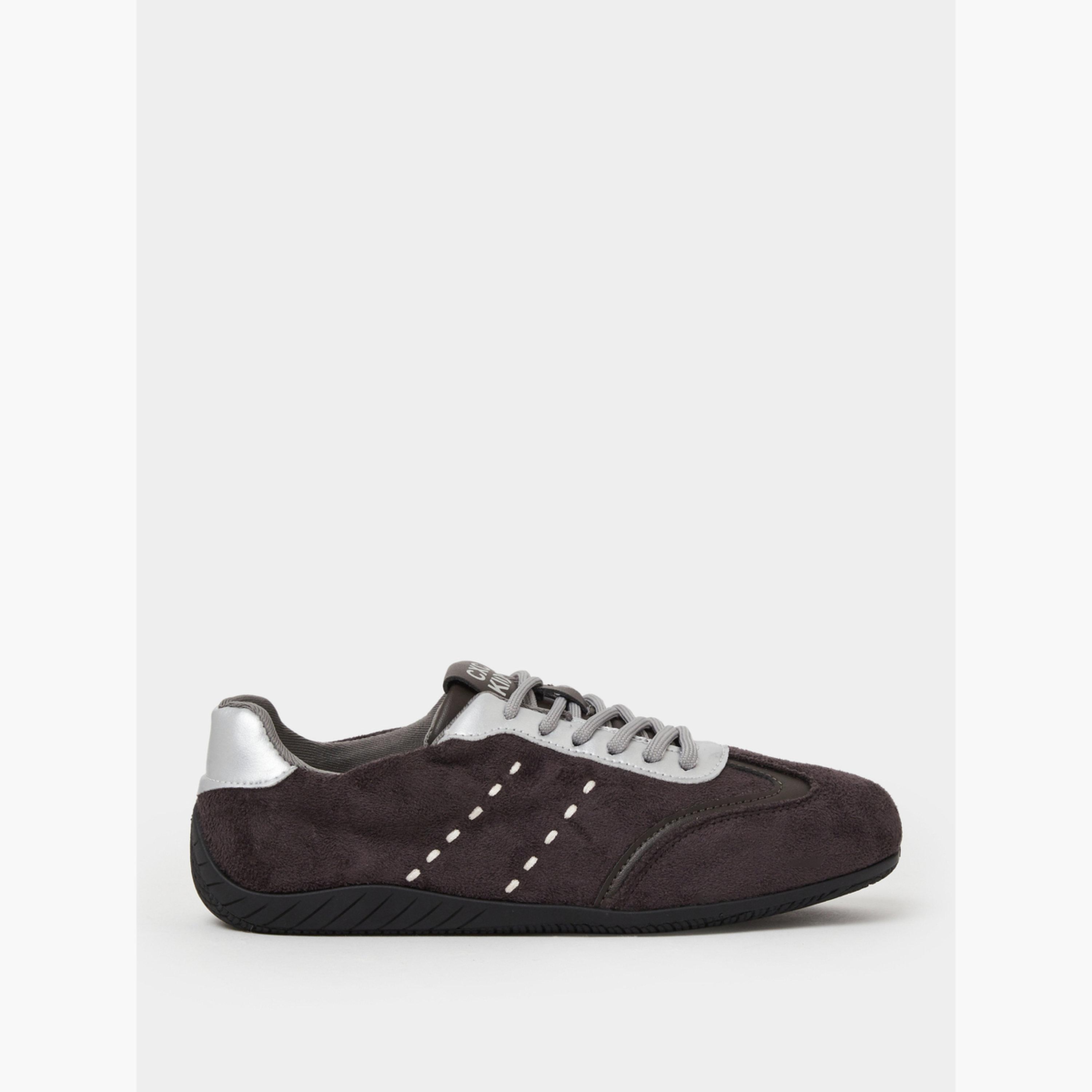 Styli Metallic Insert Lace-Up Sneakers-women-shoes-sneakers-image-2