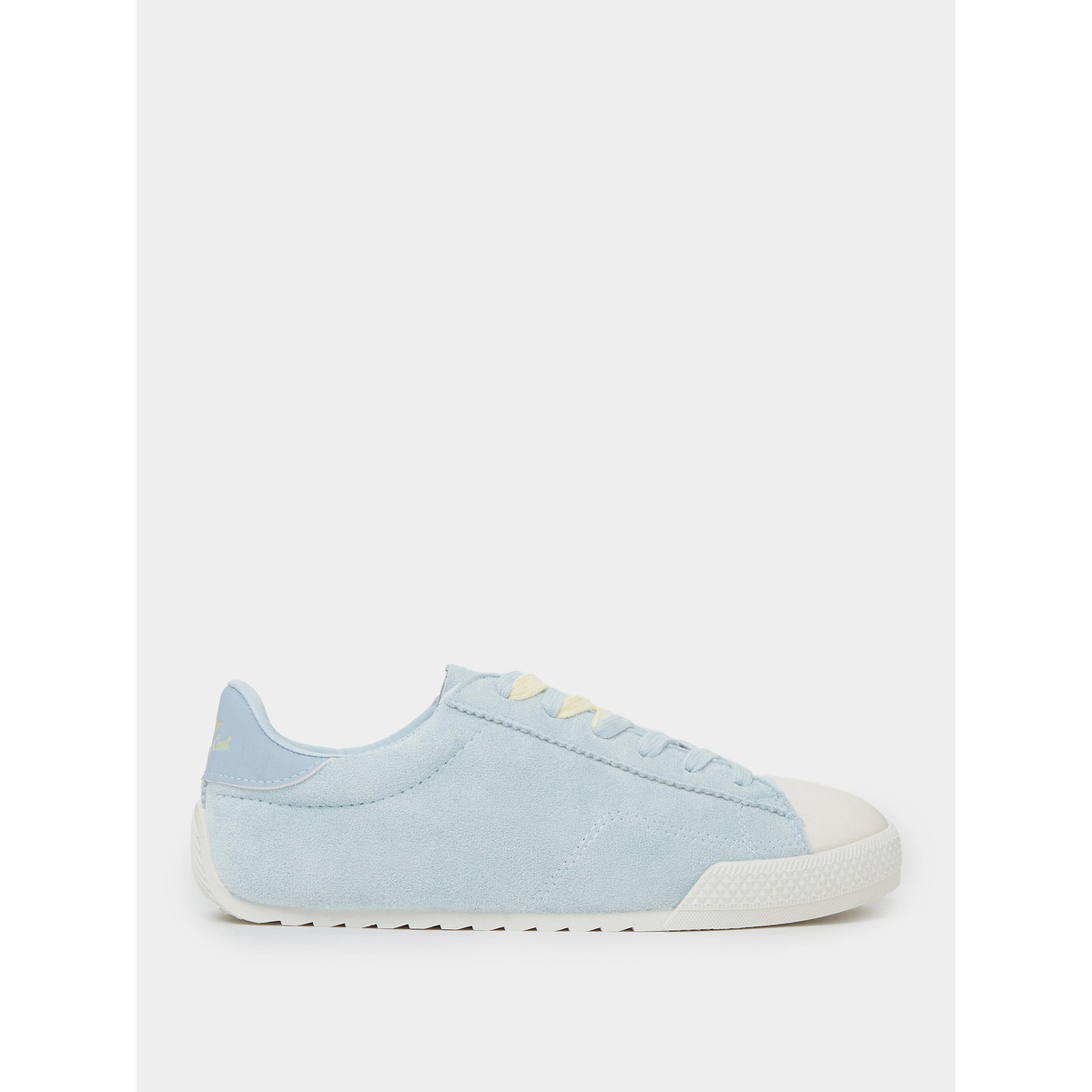 حذاء سنيكرز قماش بمظهر السويد باللون الأزرق الفاتح-women-shoes-sneakers-image-3