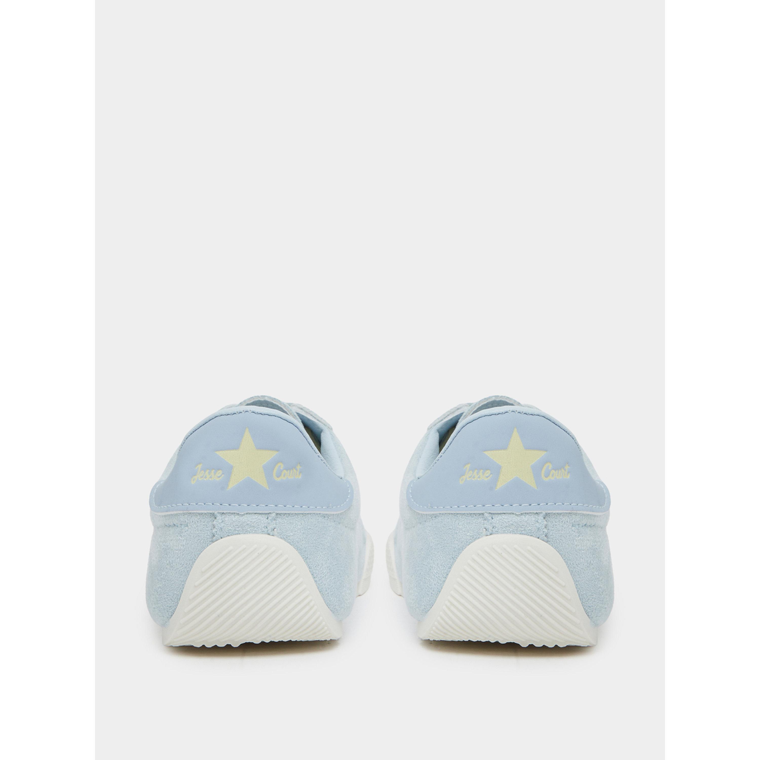 حذاء سنيكرز قماش بمظهر السويد باللون الأزرق الفاتح-women-shoes-sneakers-image-6