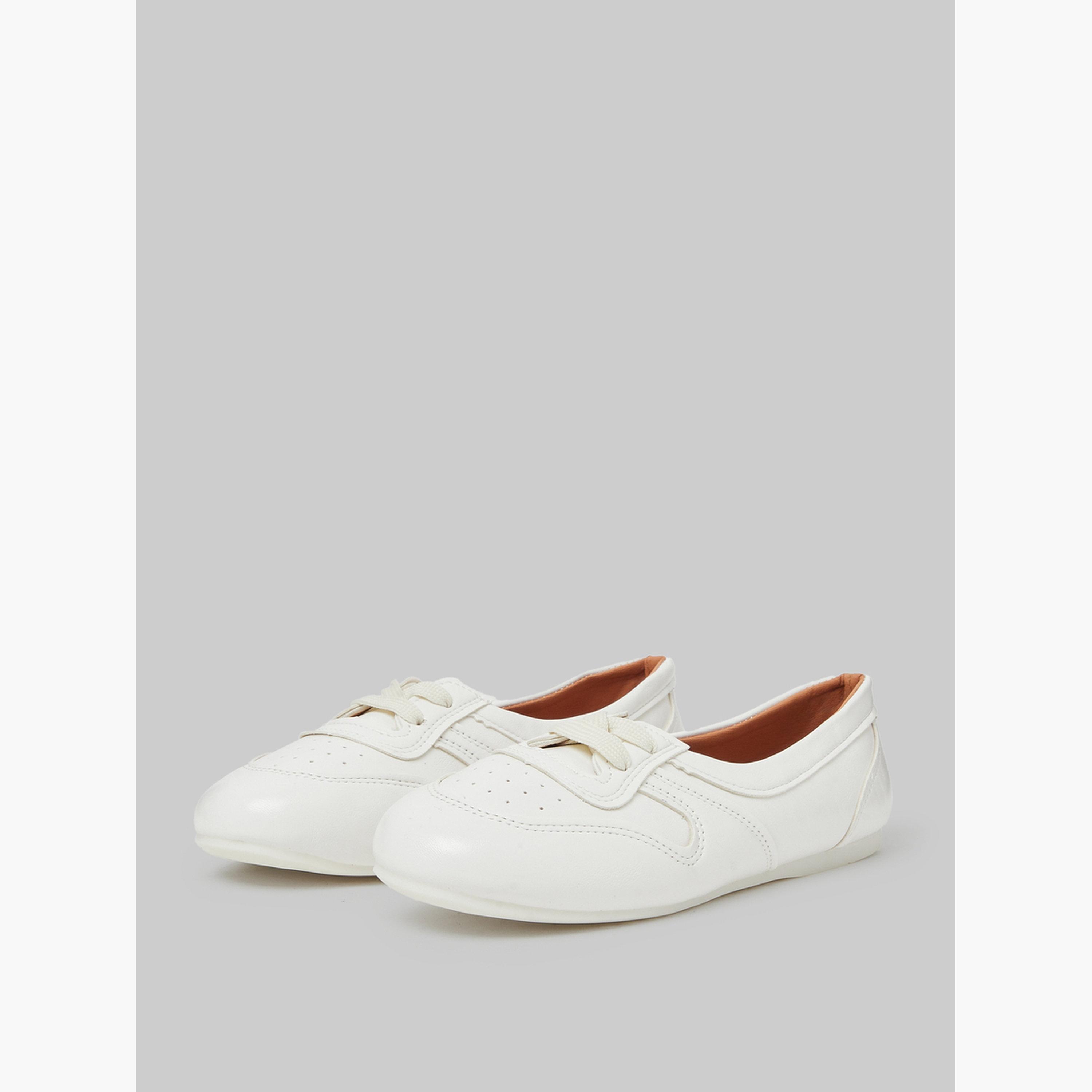 Styli Off White Lace Detail Sneakers-women-shoes-sneakers-image-1