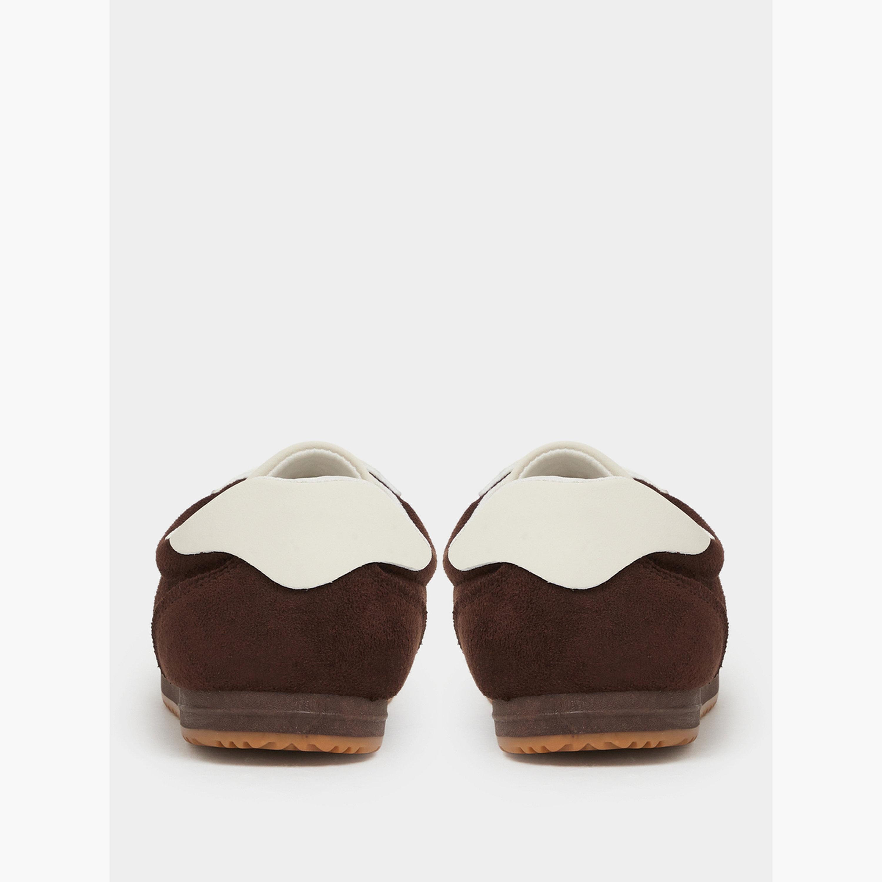 Styli Two Tone Suede Sneakers-women-shoes-sneakers-image-5