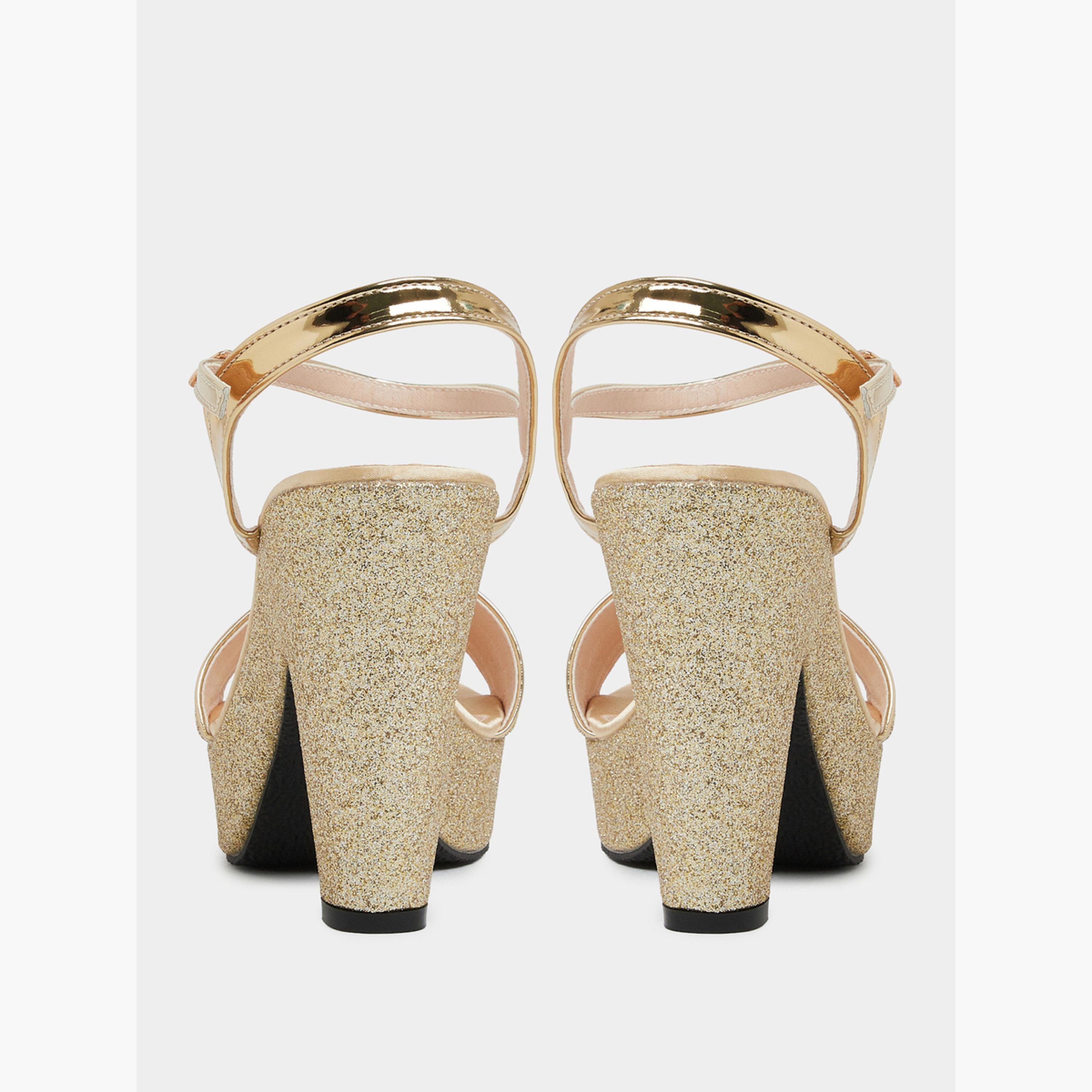 صندل بكعب سميك ونعل سميك بغليتر-women-shoes-sandals-heeled-image-6