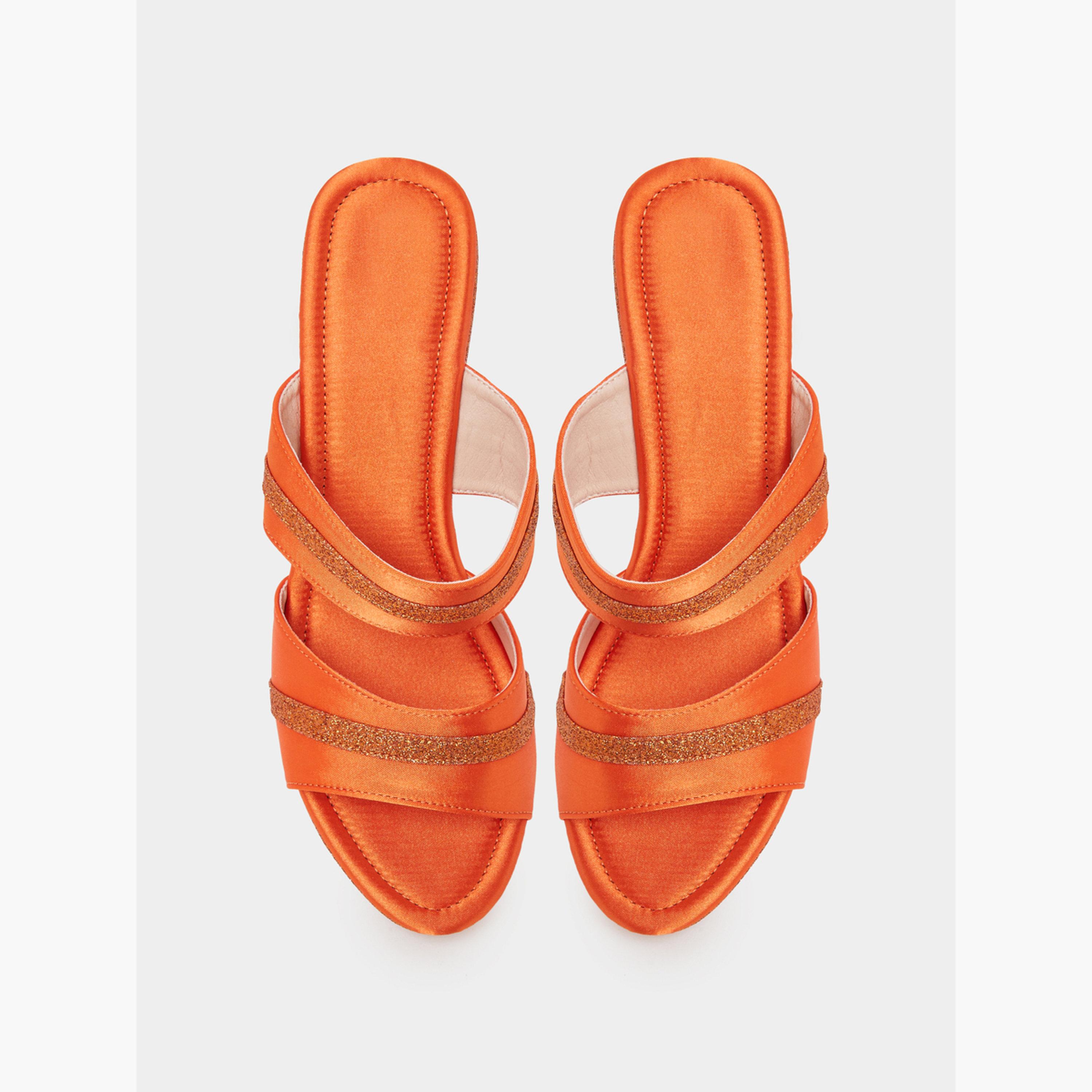 حذاء ميولز بنعل سميك وأشرطة مزدوجة-women-shoes-sandals-heeled-image-3