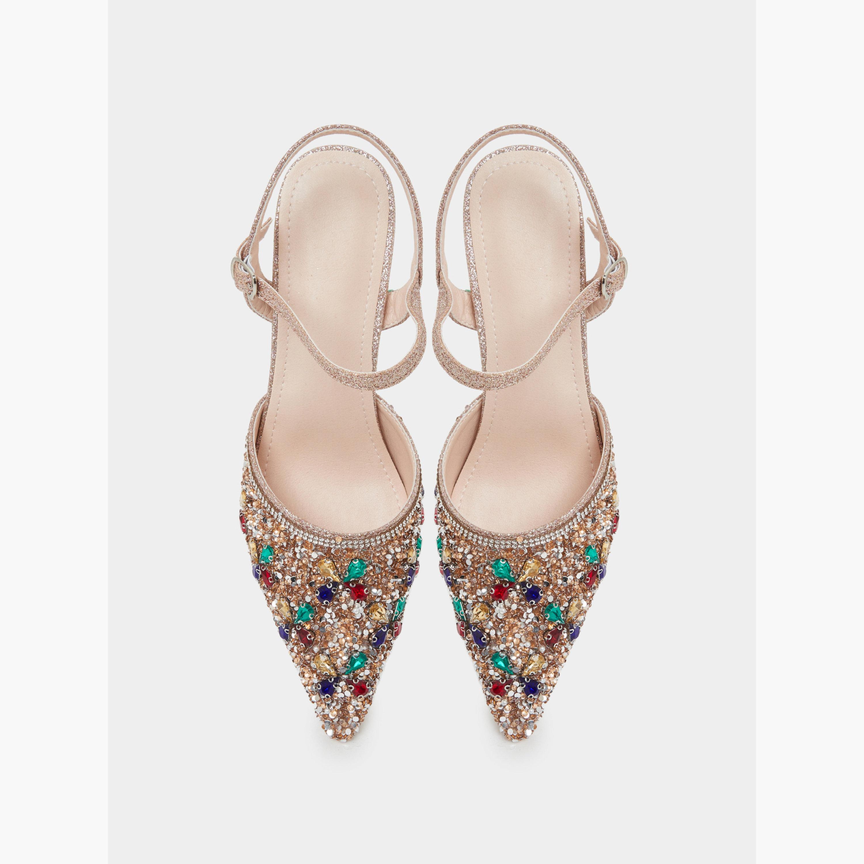 حذاء بمقدمة مدببة وشريط خلفي مزين بأحجار الراين-women-shoes-heels-image-3