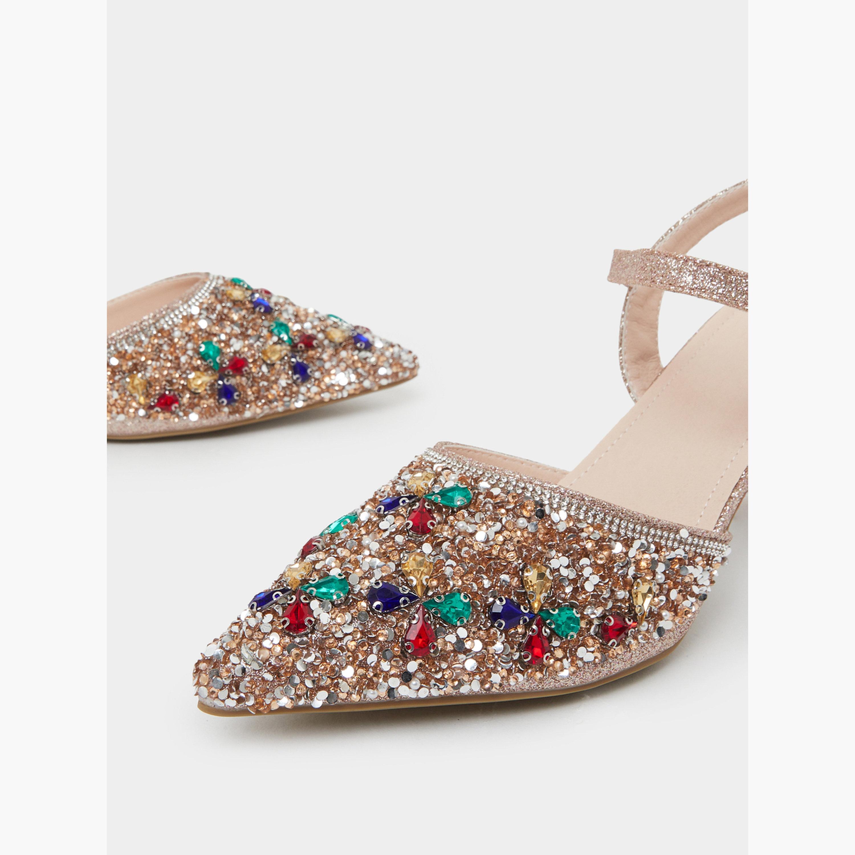 حذاء بمقدمة مدببة وشريط خلفي مزين بأحجار الراين-women-shoes-heels-image-4