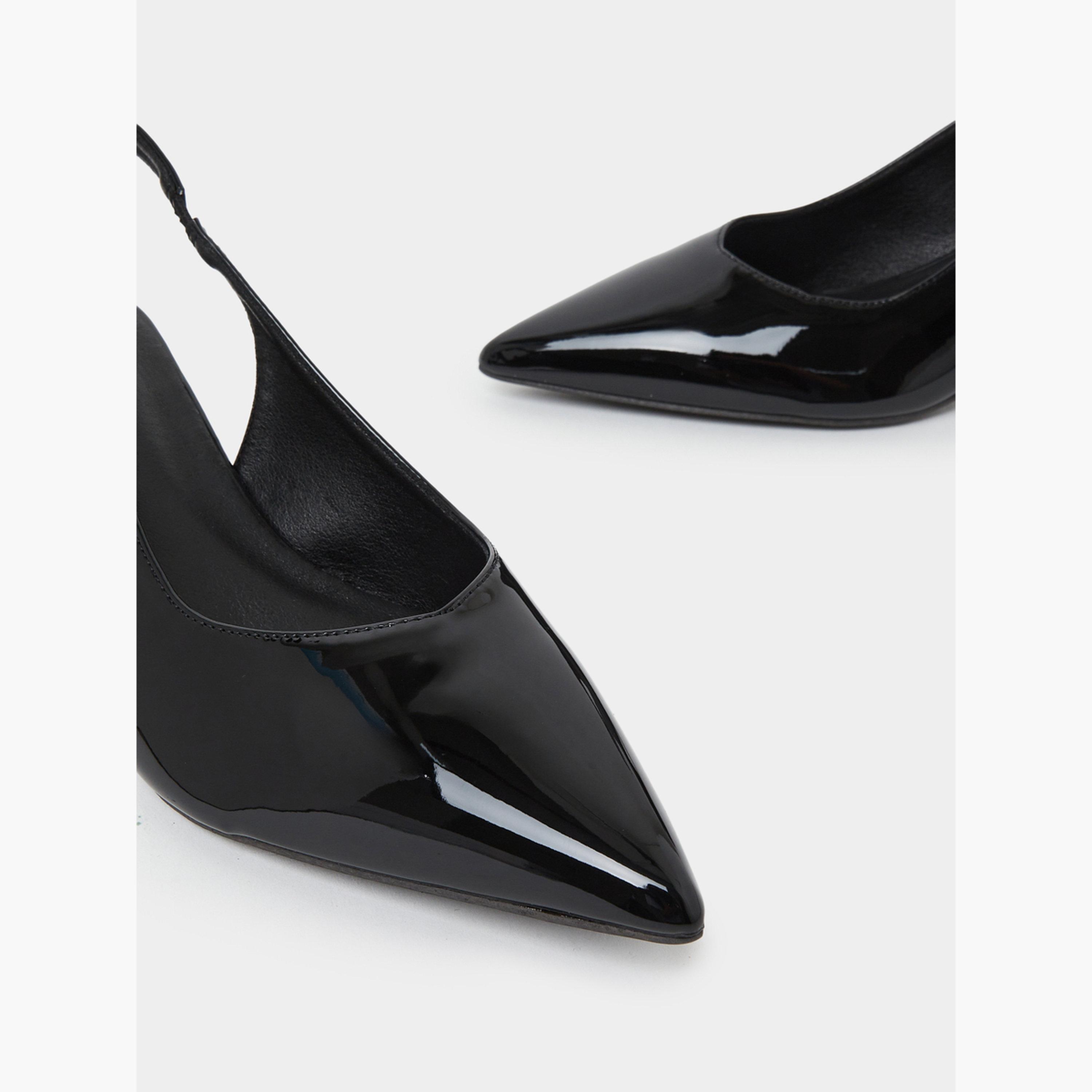 حذاء كورت بمقدمة مدببة وشريط خلفي-women-shoes-heels-image-4
