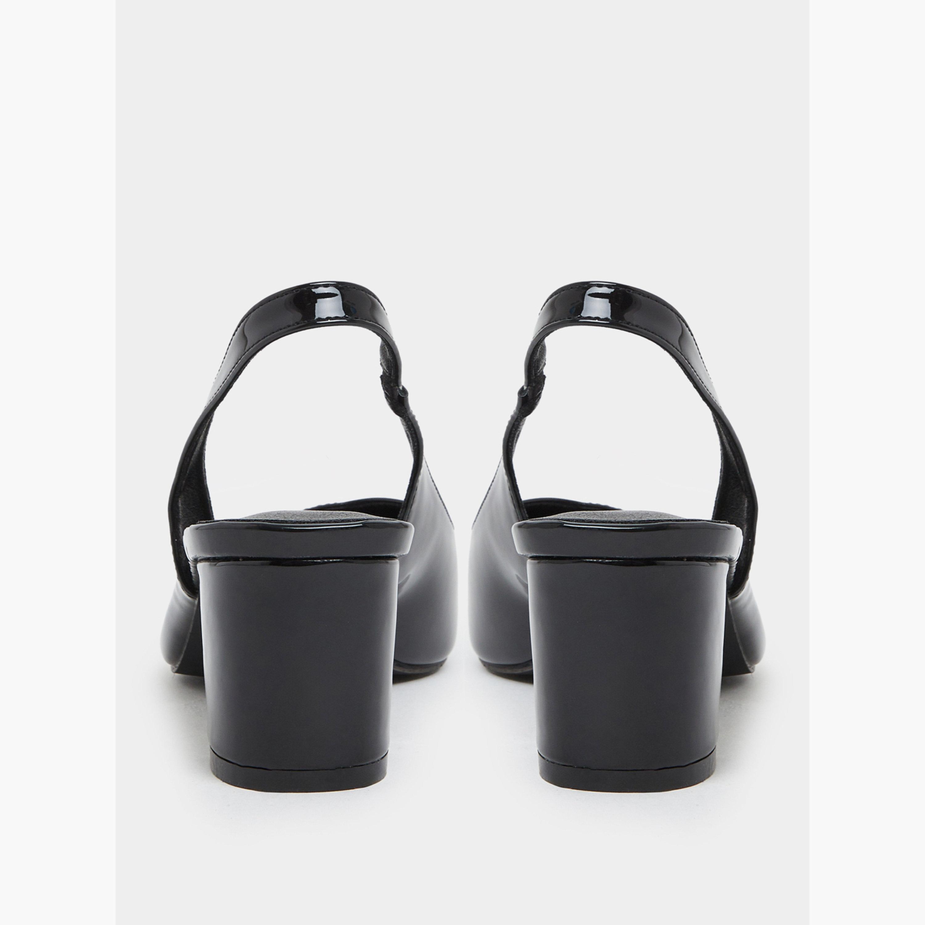 حذاء كورت بمقدمة مدببة وشريط خلفي-women-shoes-heels-image-5