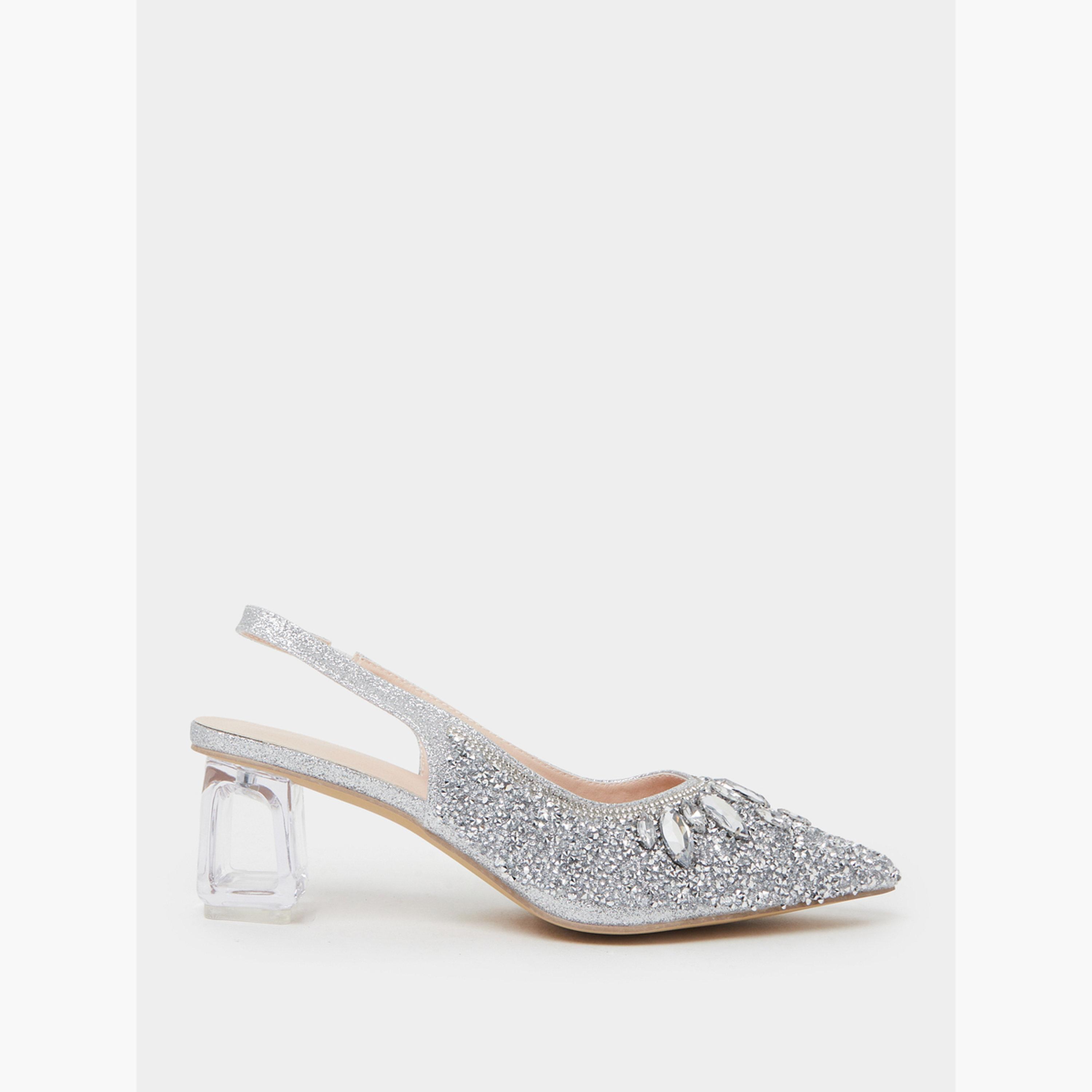 حذاء بمقدمة مدببة وشريط خلفي مزين بأحجار الراين-women-shoes-heels-image-2