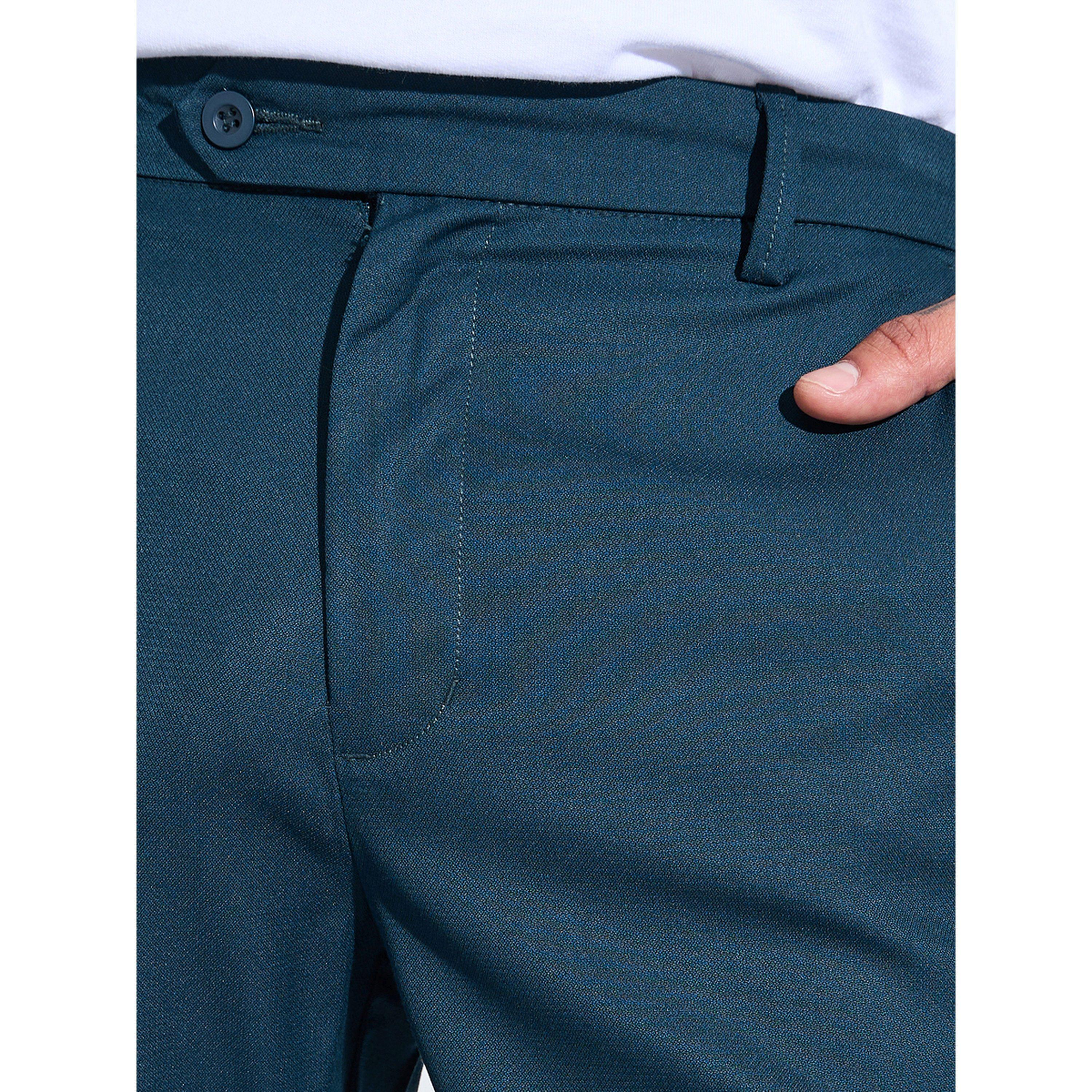 ستيلي بنطلون تيل سادة بقصة عادية-men-clothing-trousersandchinos-trousers-image-4