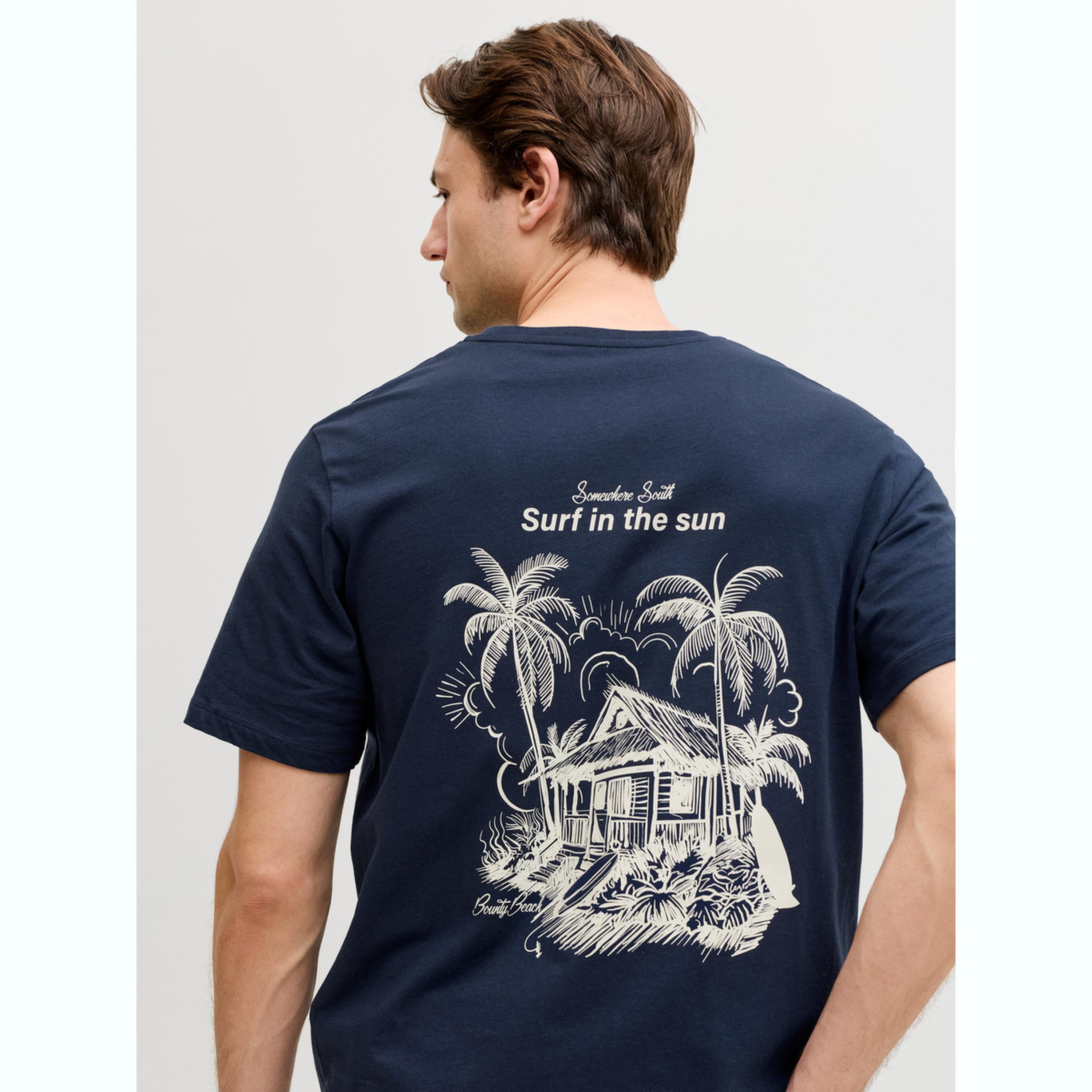 تيشيرت رجالي بياقة دائرية وطبعة جرافيك-men-clothing-tshirtsandpolos-tshirts-image-3