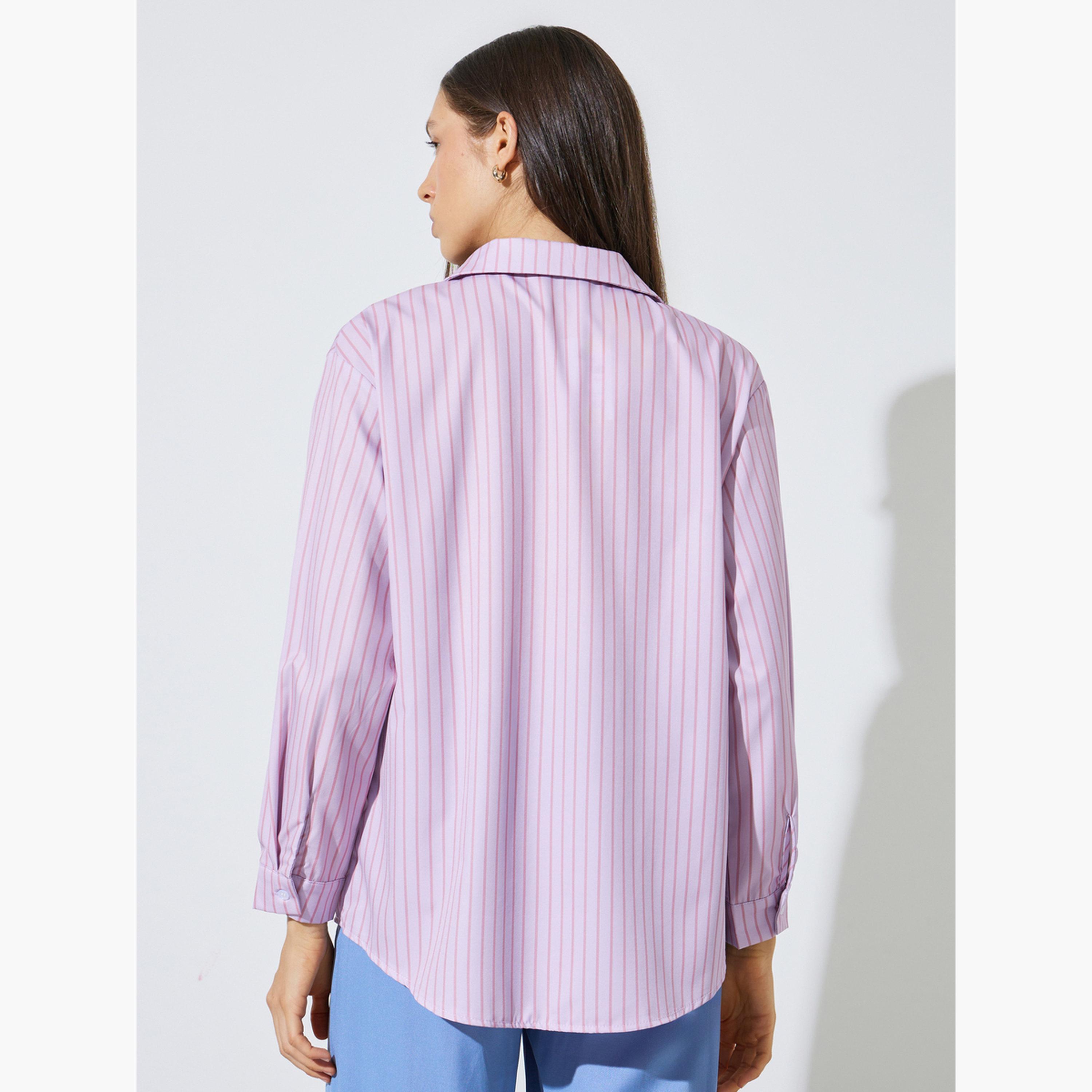 بلوزة طويلة ومخططة-women-clothing-shirtsandblouses-shirts-image-4