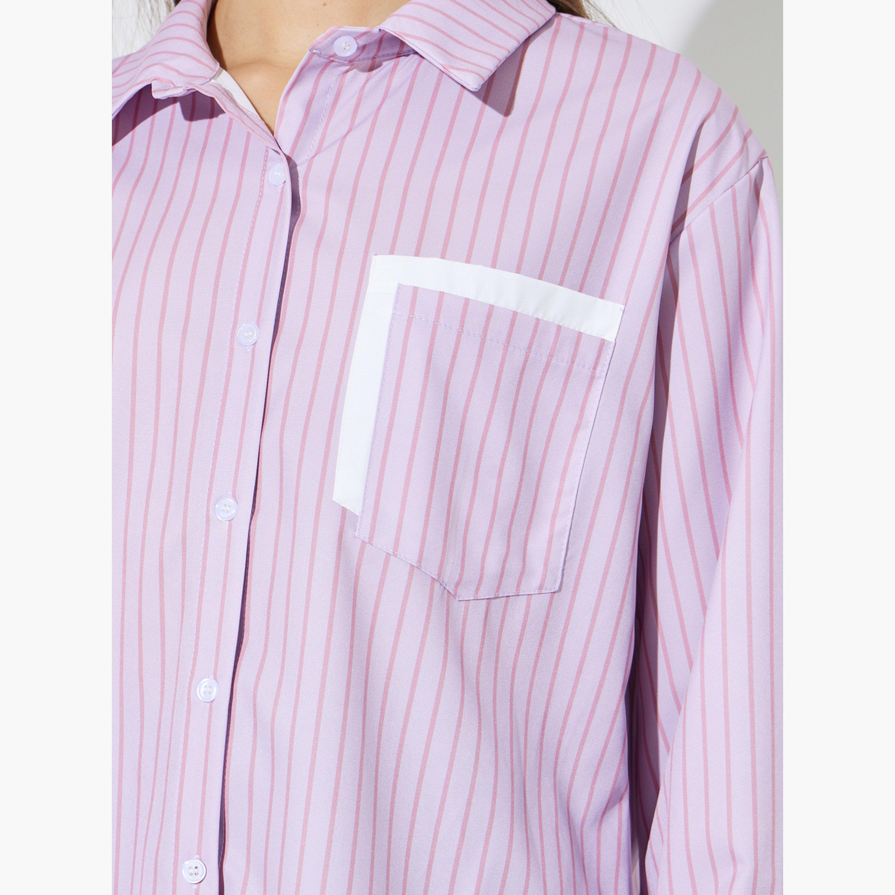 بلوزة طويلة ومخططة-women-clothing-shirtsandblouses-shirts-image-5