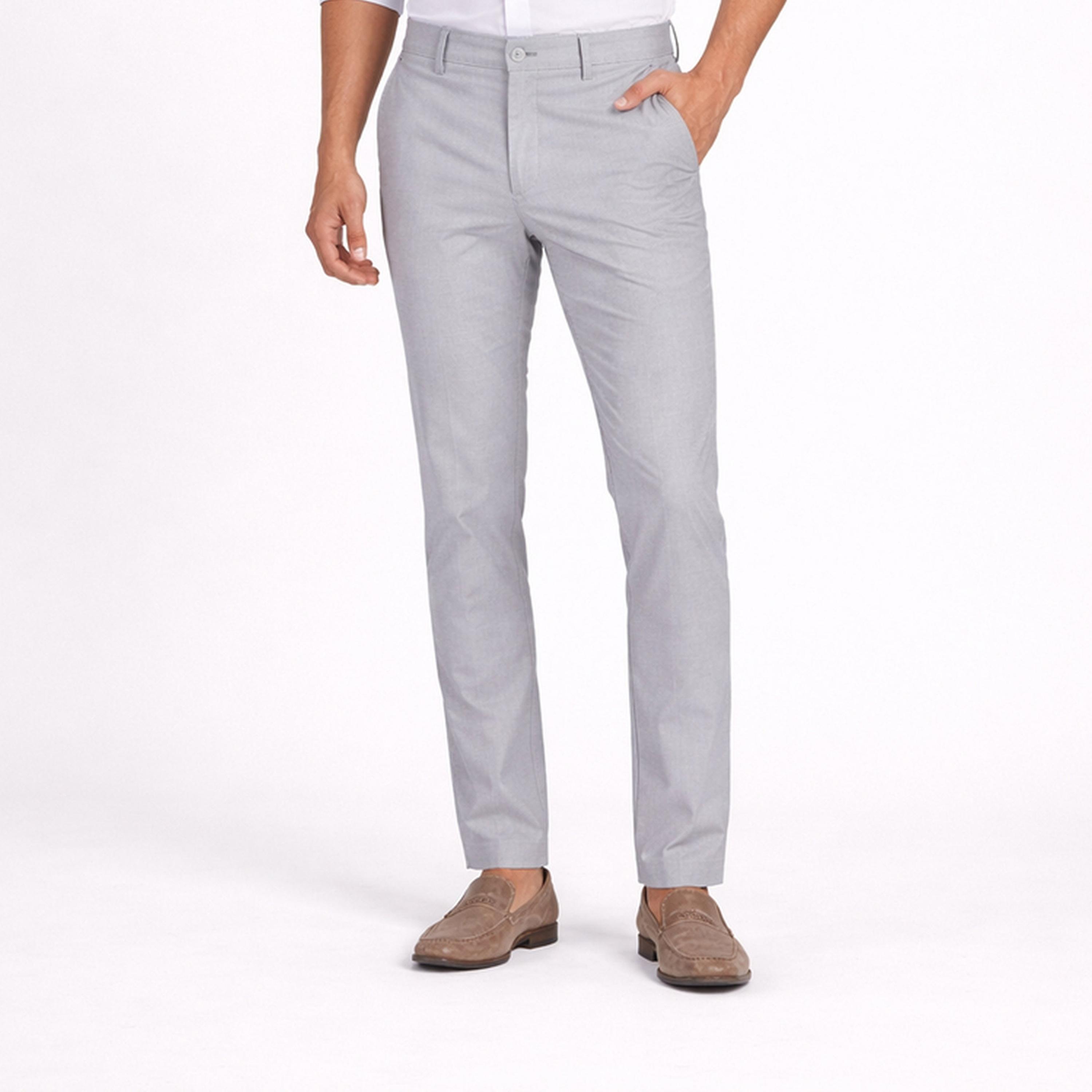TURTLE X Styli Grey Solid Structured Trousers-men-clothing-trousersandchinos-trousers-image-1