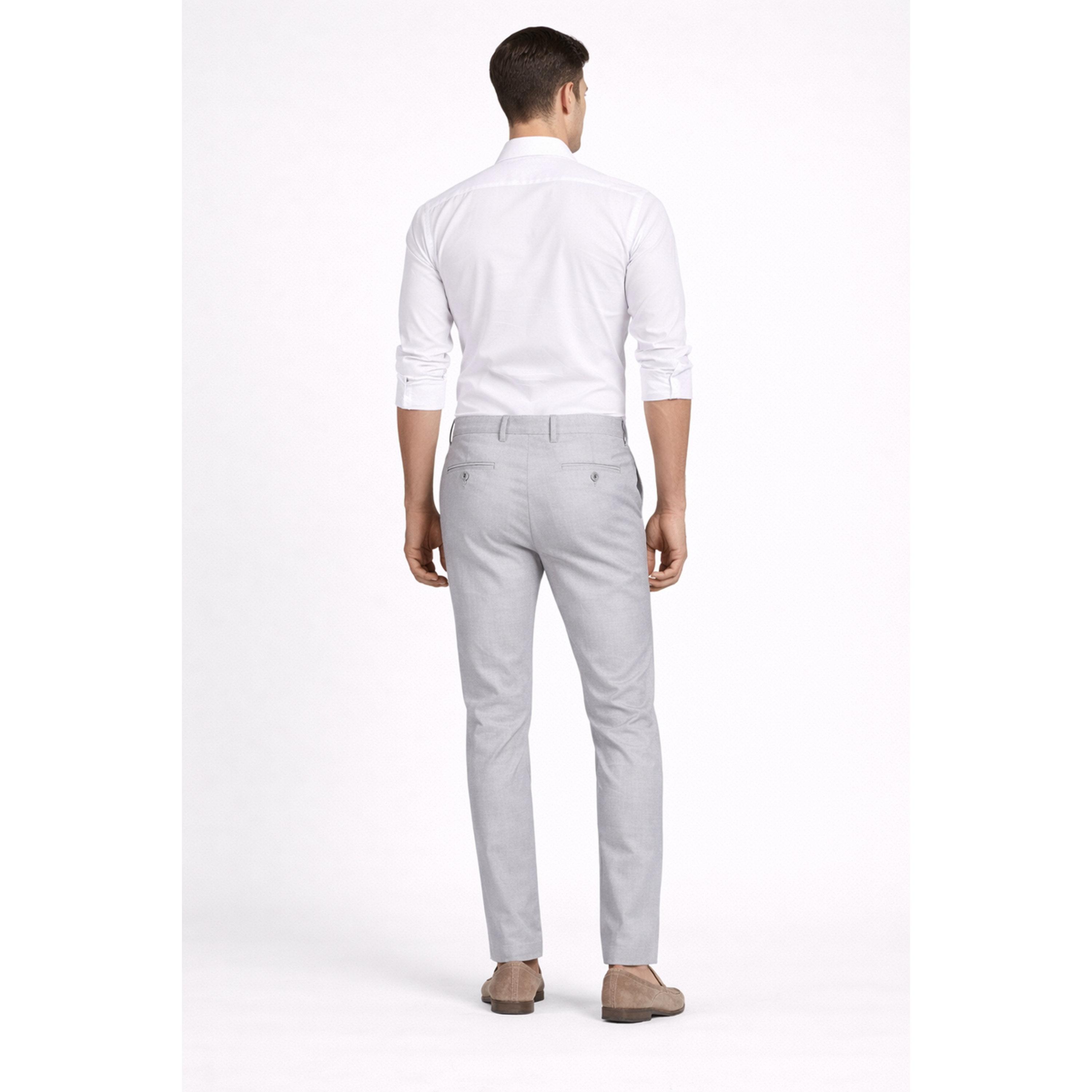 TURTLE X Styli Grey Solid Structured Trousers-men-clothing-trousersandchinos-trousers-image-3