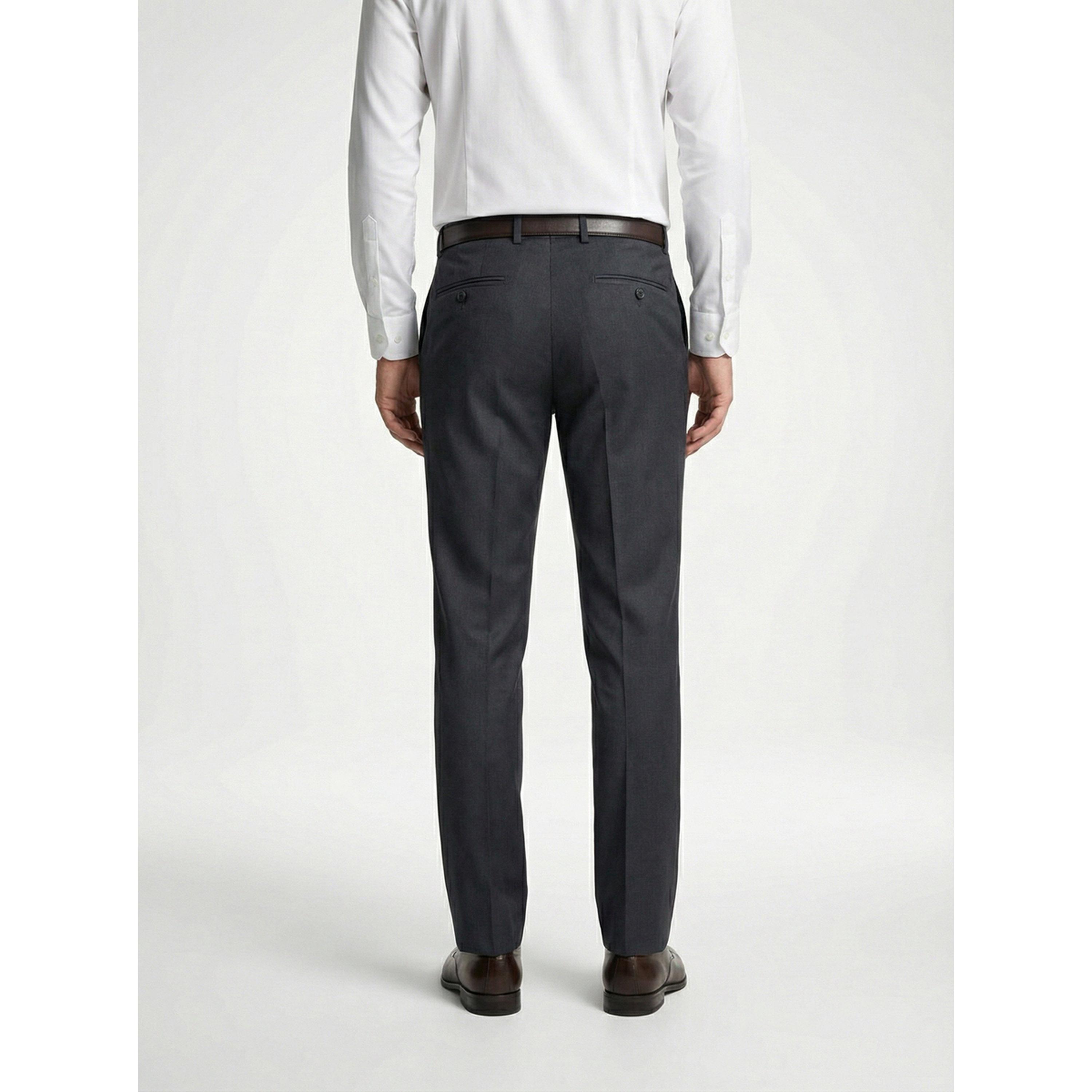 بنطال سادة بقصة هيكلية باللون الأسود-men-clothing-trousersandchinos-trousers-image-3