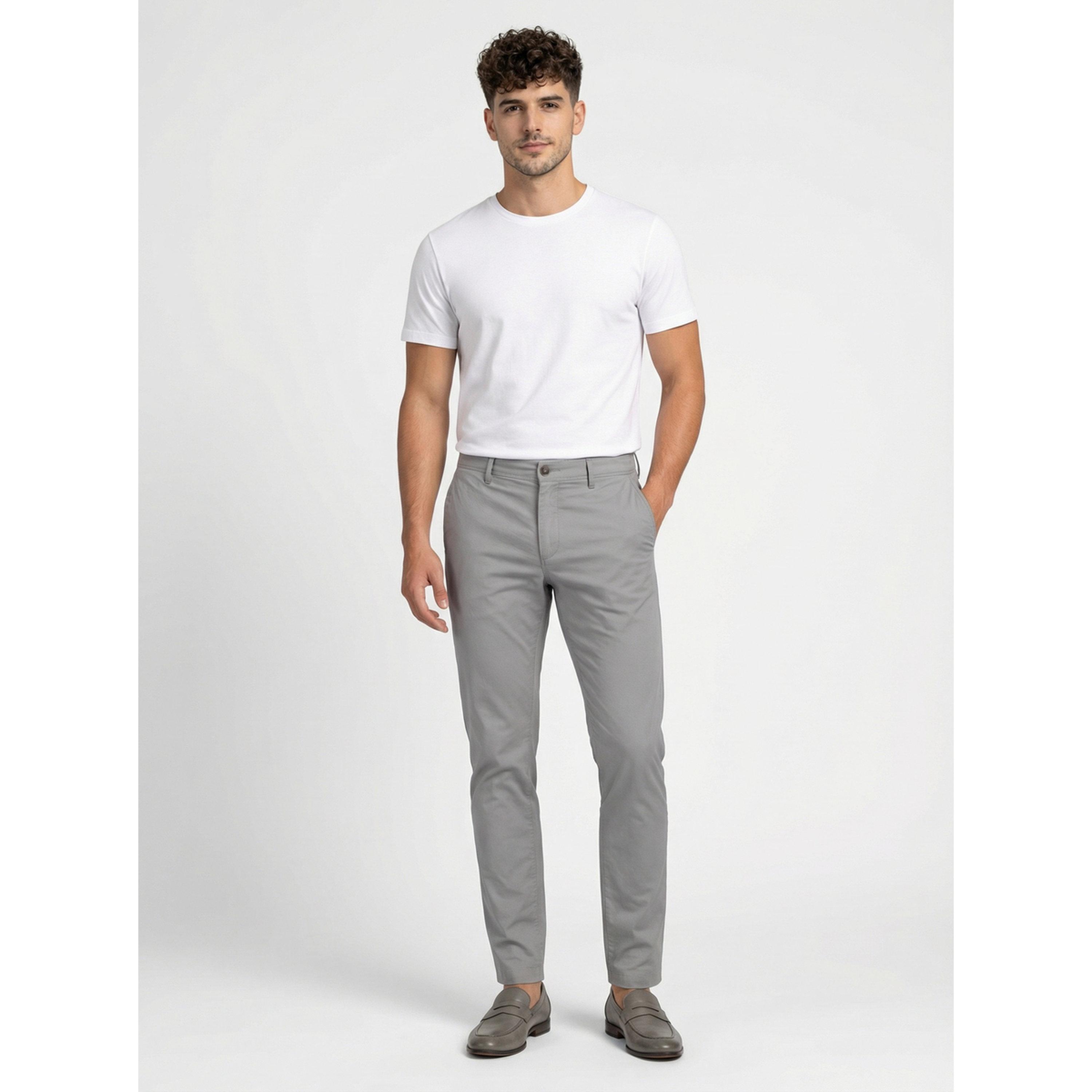 بنطال سادة بقصة هيكلية باللون الرمادي-men-clothing-trousersandchinos-trousers-image-2