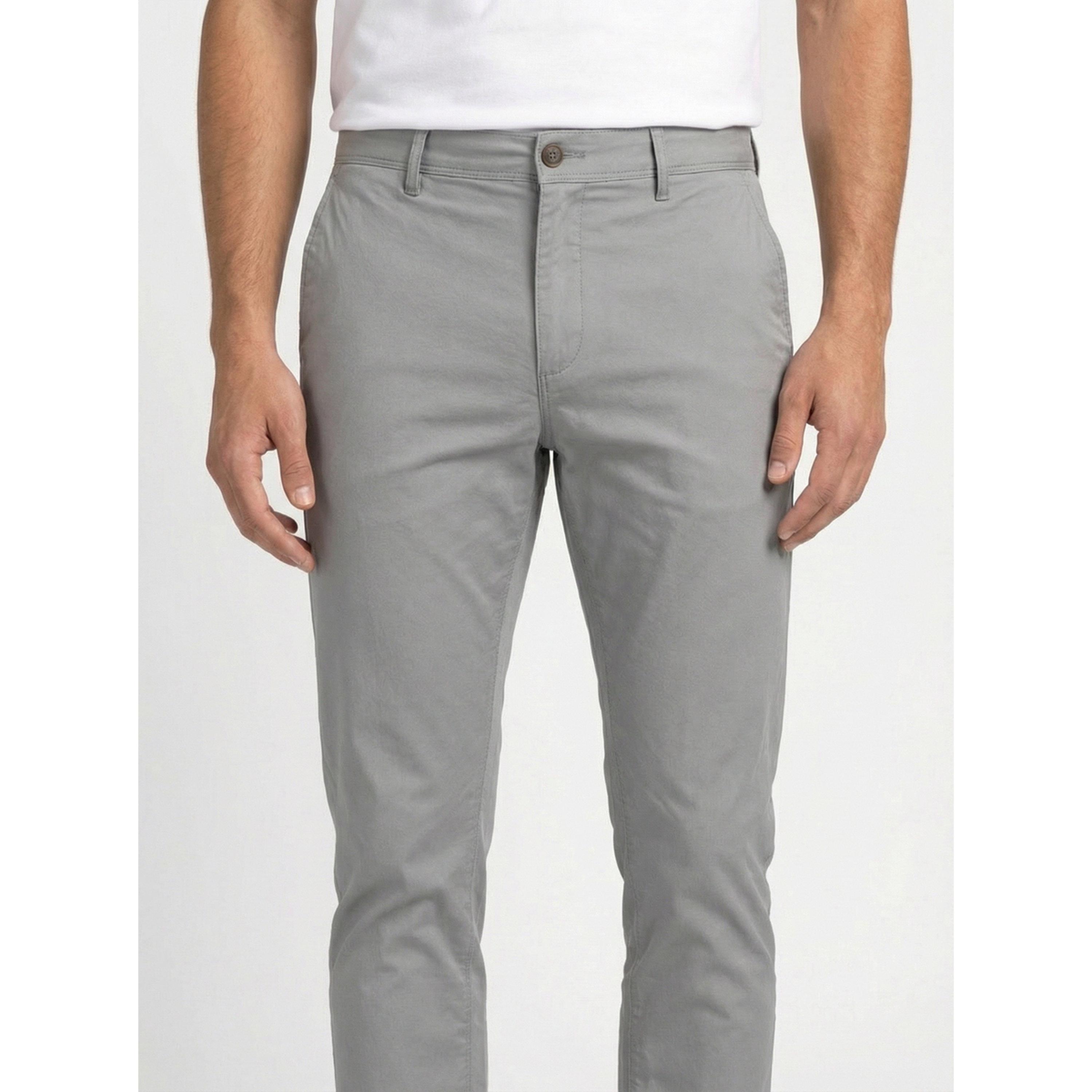 بنطال سادة بقصة هيكلية باللون الرمادي-men-clothing-trousersandchinos-trousers-image-4