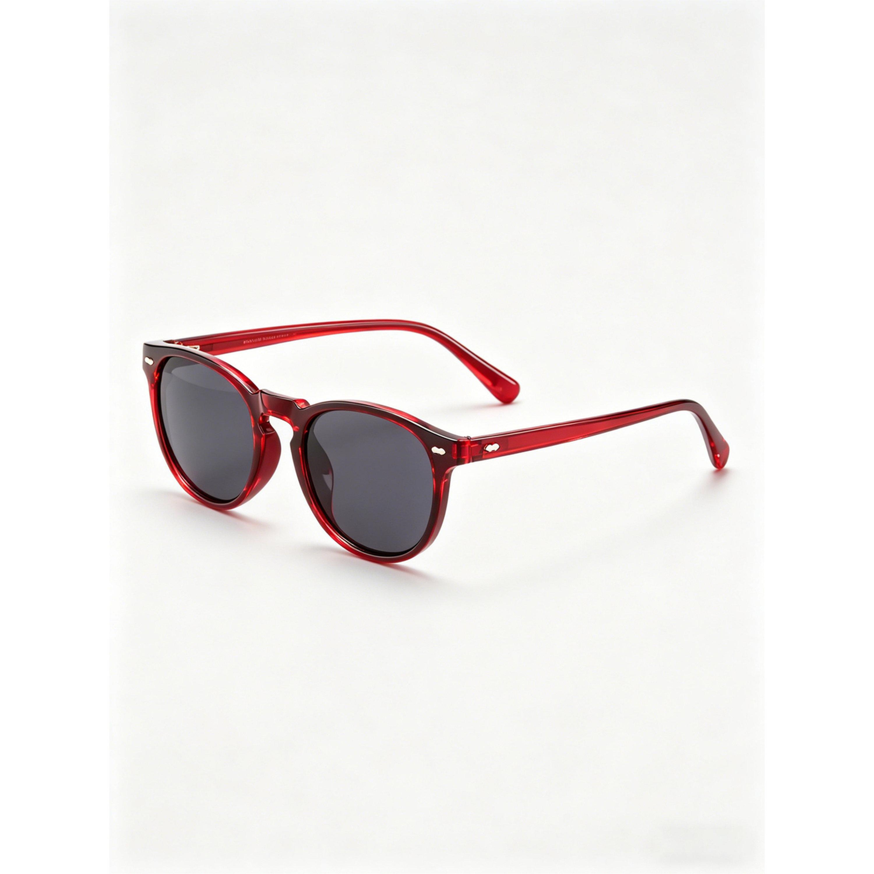 Take Two Red Round Sunglasses-women-sunglasses-image-1