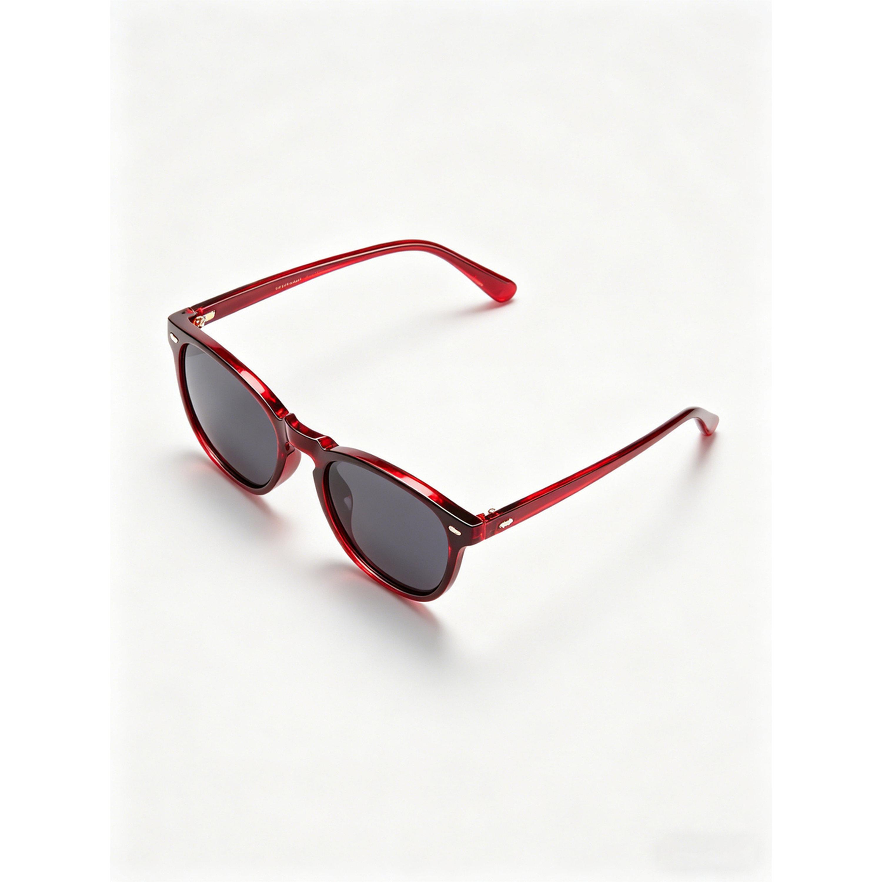 Take Two Red Round Sunglasses-women-sunglasses-image-5