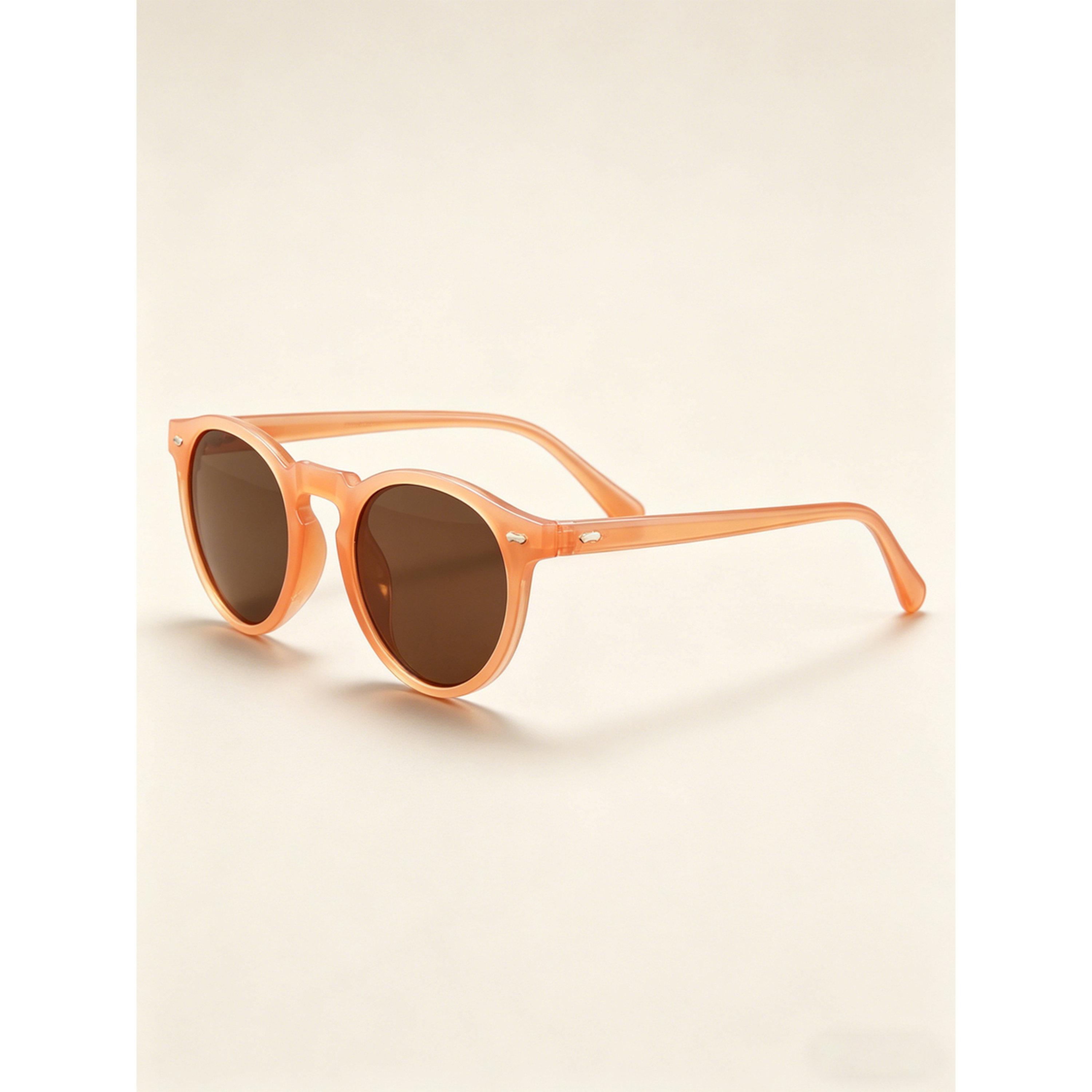 Take Two Round Orange Tint Sunglasses-women-sunglasses-image-1