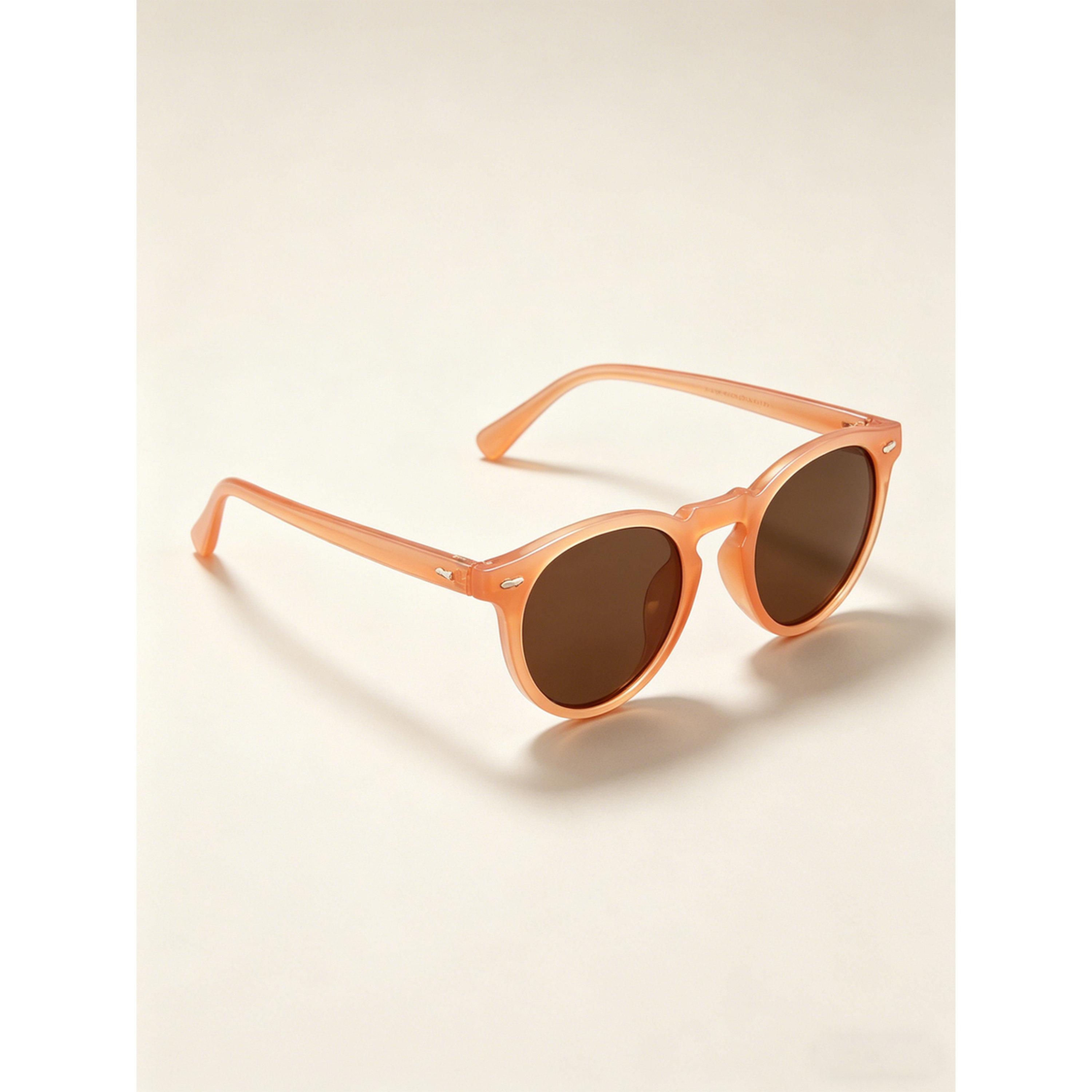Take Two Round Orange Tint Sunglasses-women-sunglasses-image-4
