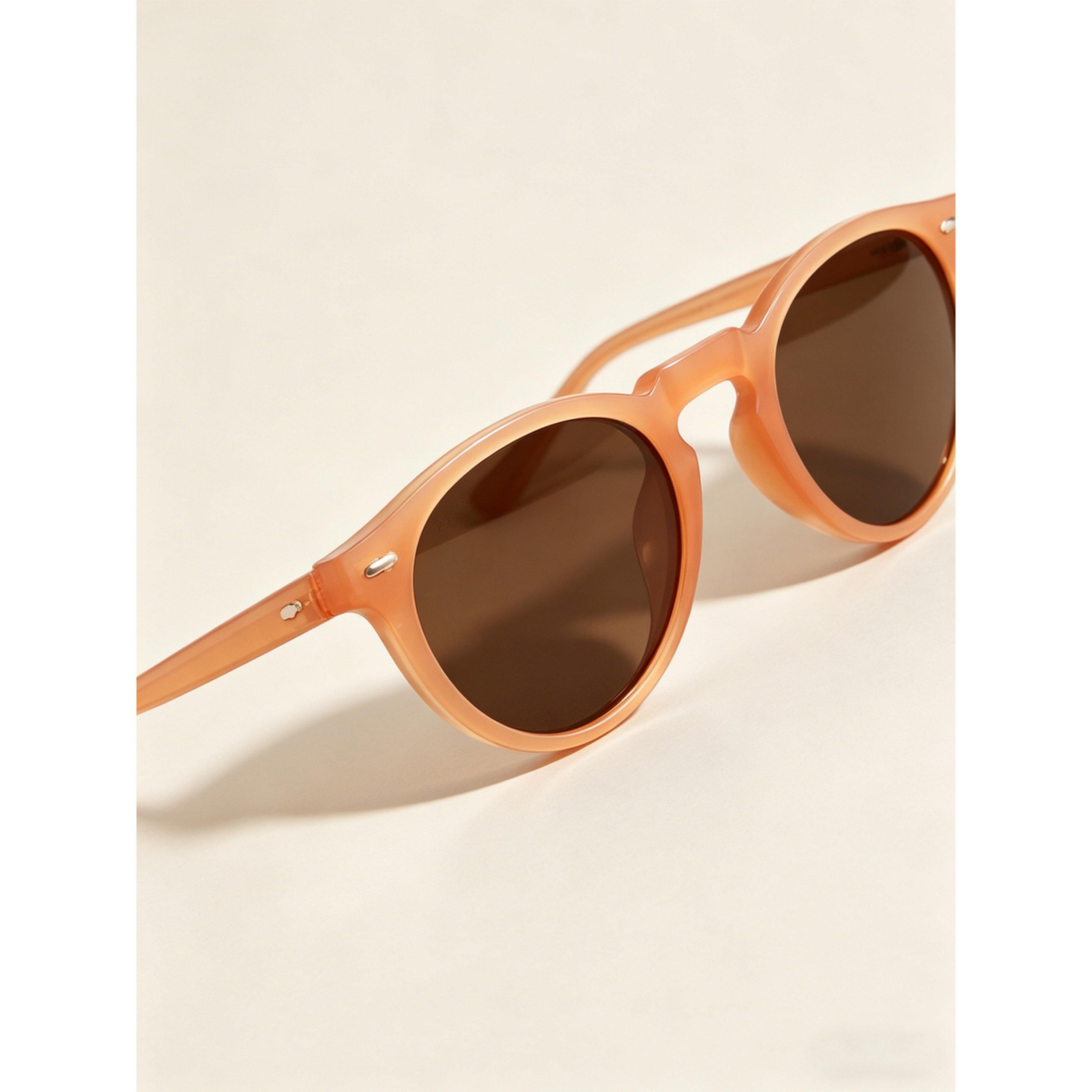 Take Two Round Orange Tint Sunglasses-women-sunglasses-image-5