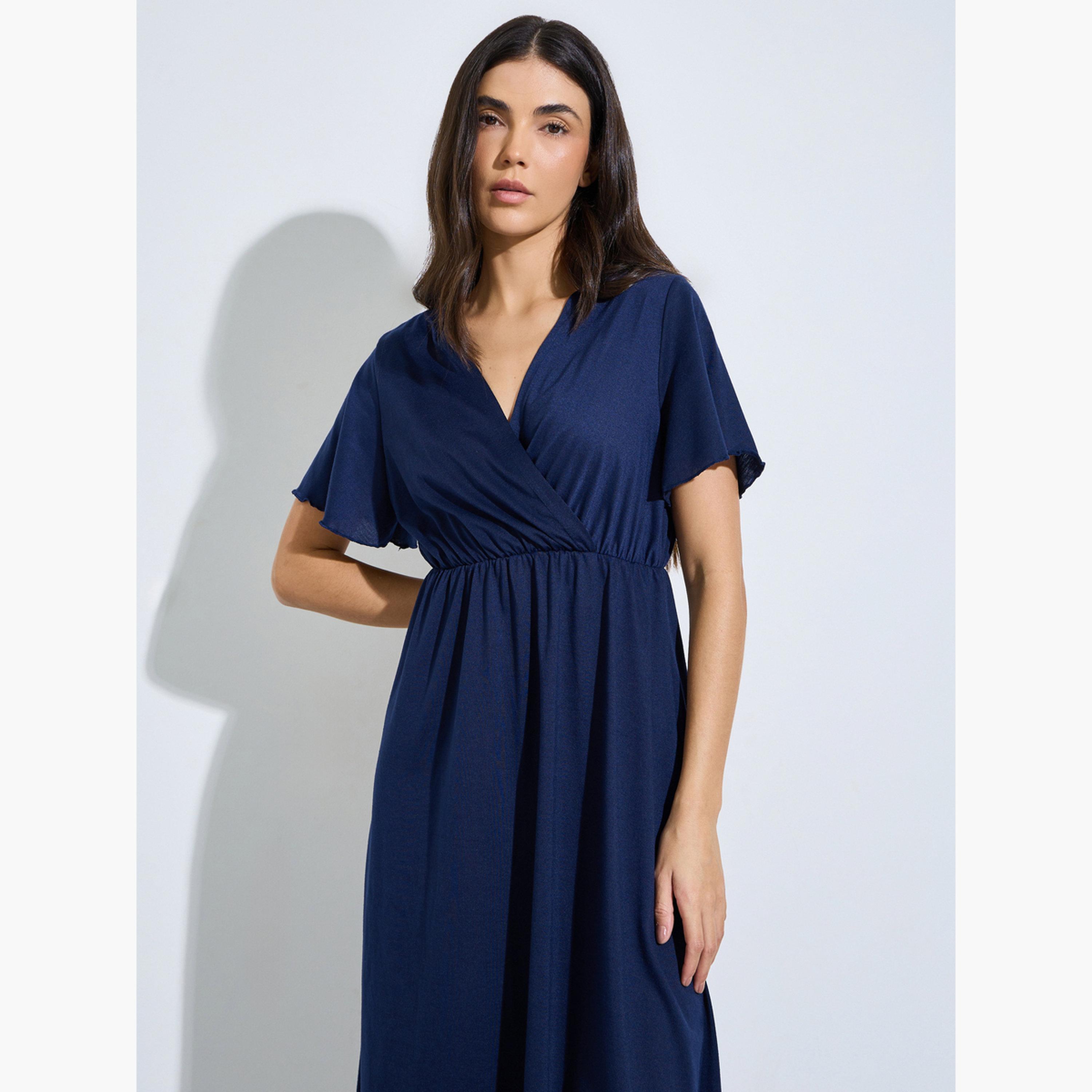 قميص نوم متداخل سادة-women-clothing-nightwear-nighties-image-2