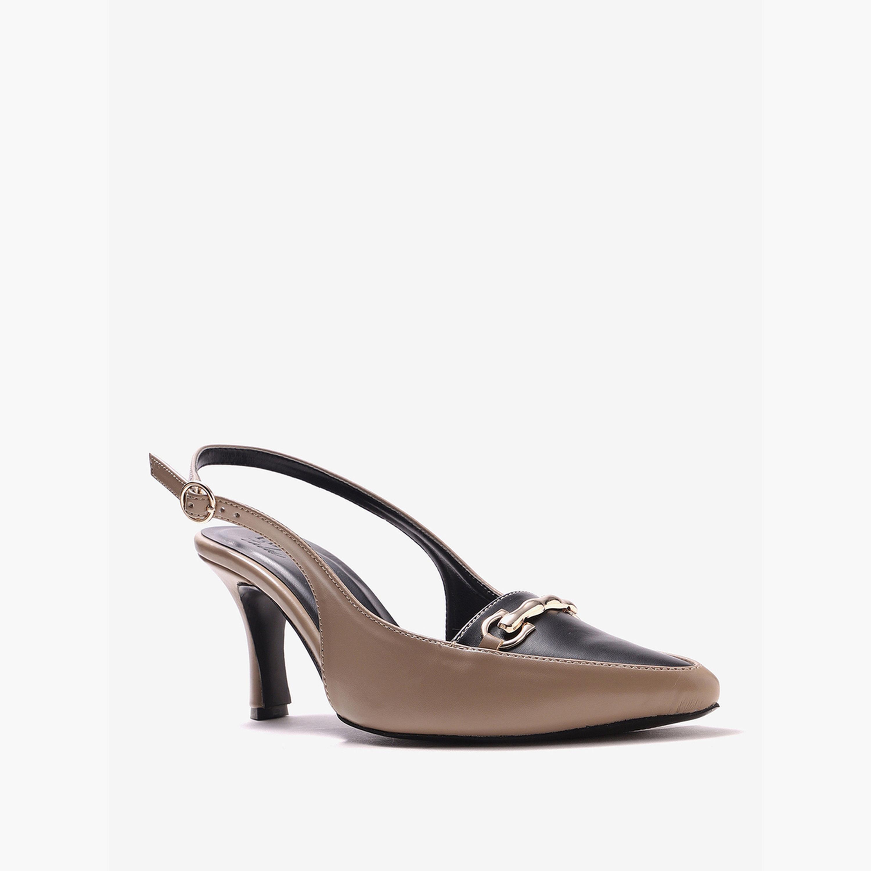 حذاء بكعب وحزام خلفي وتفاصيل سلسلة-women-shoes-heels-image-5