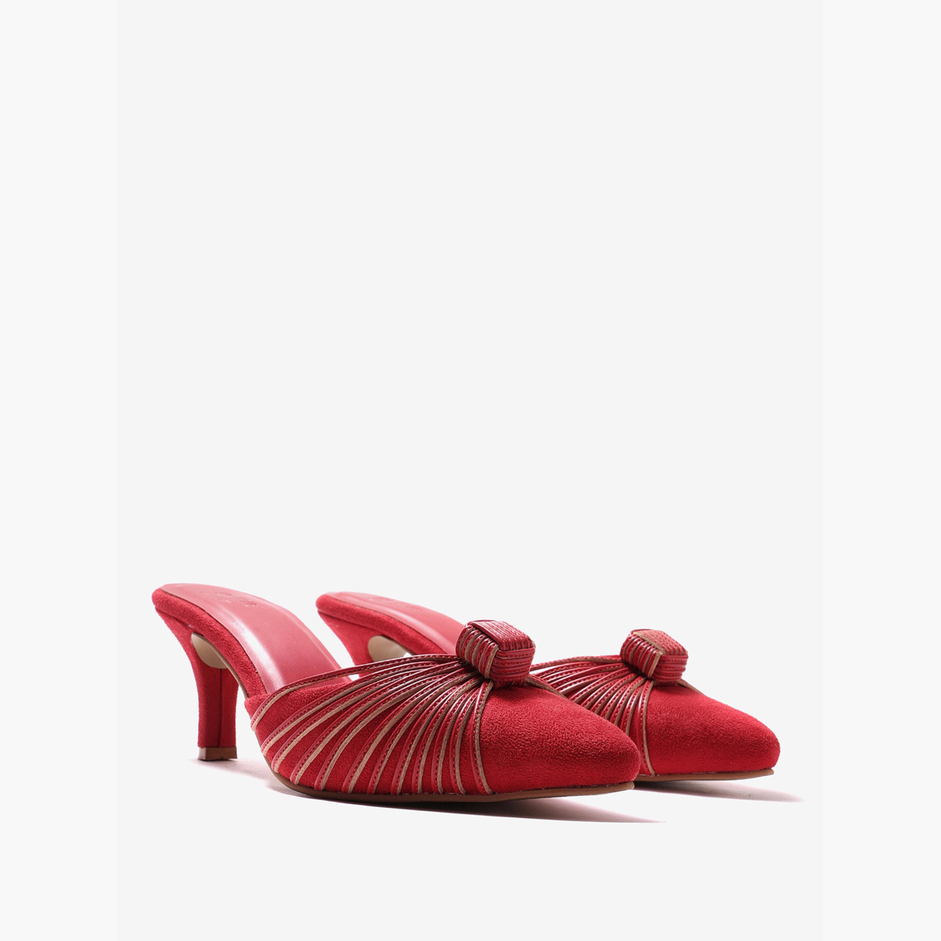صندل ميول بحبل معقود وكعب رفيع-women-shoes-heels-image-1