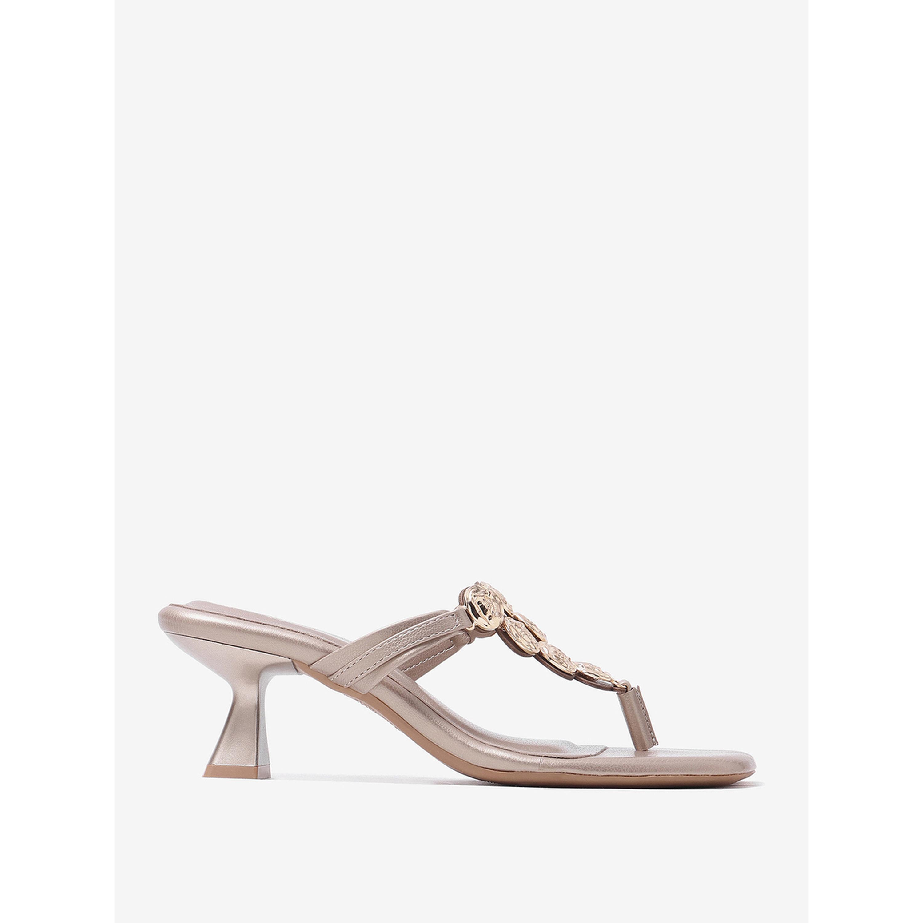 Pair-ie Tales X Styli Gold Embellished T-Strap Sandals-women-shoes-sandals-heeled-image-3