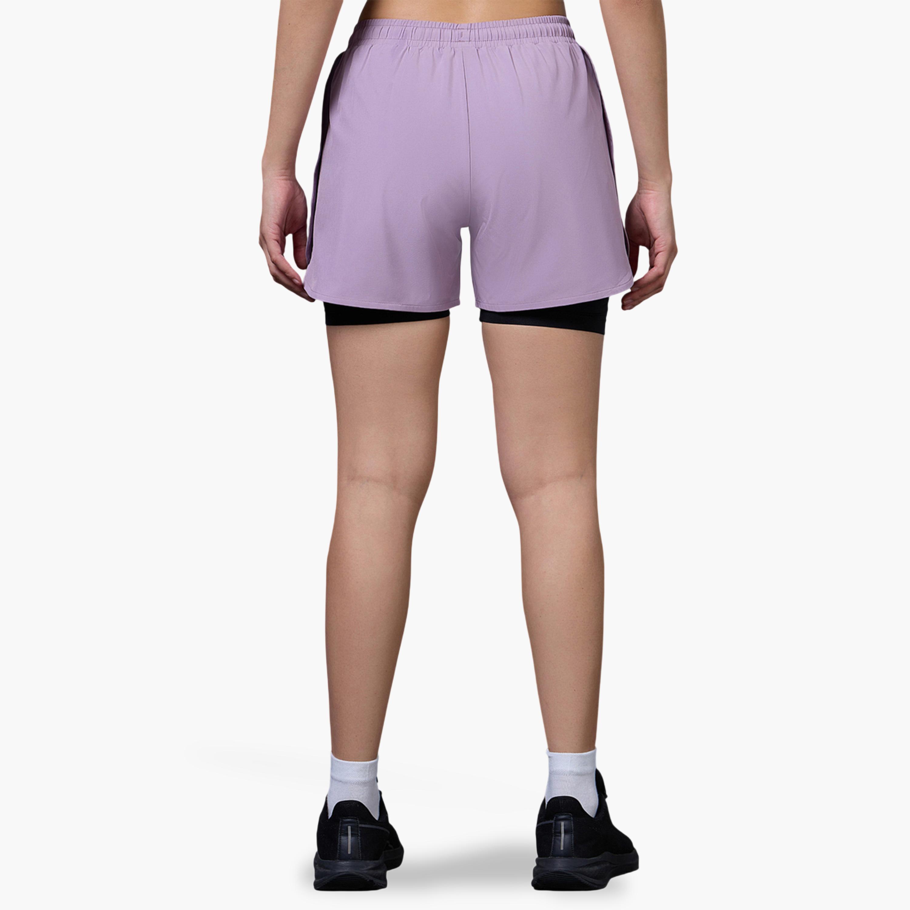 Cult X Styli Lavender Pro Running Shorts-women-clothing-sportswearandactivewear-activewearshorts-image-5