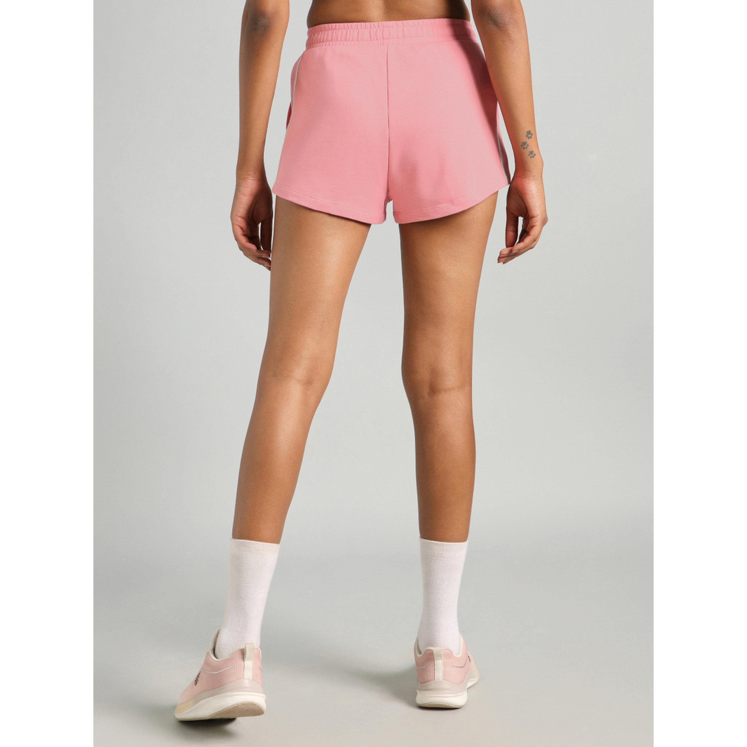 Cult X Styli Pink Contrast Power Tape Shorts-women-clothing-sportswearandactivewear-activewearshorts-image-5