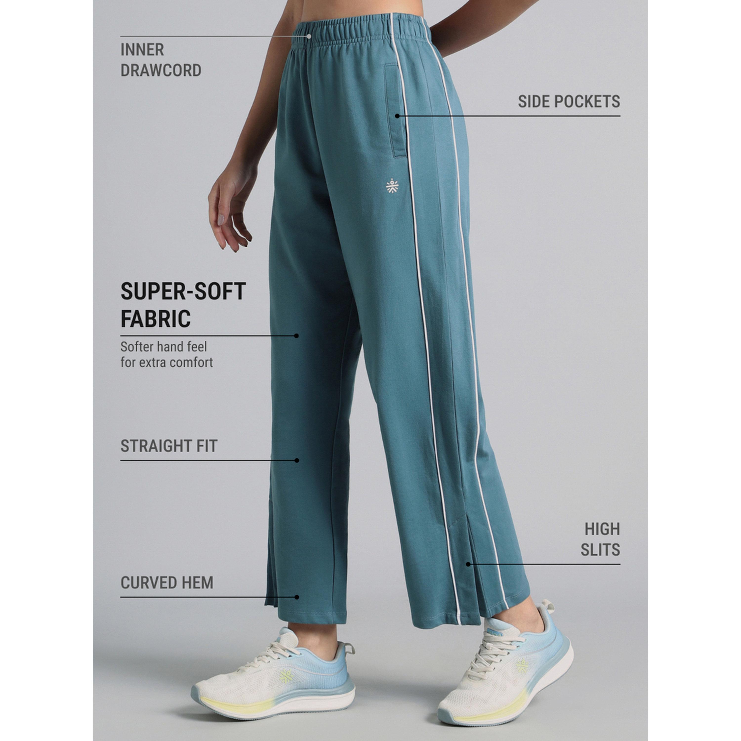 Cult X Styli Blue Community Straight Trackpants-women-clothing-bottoms-joggers-image-4