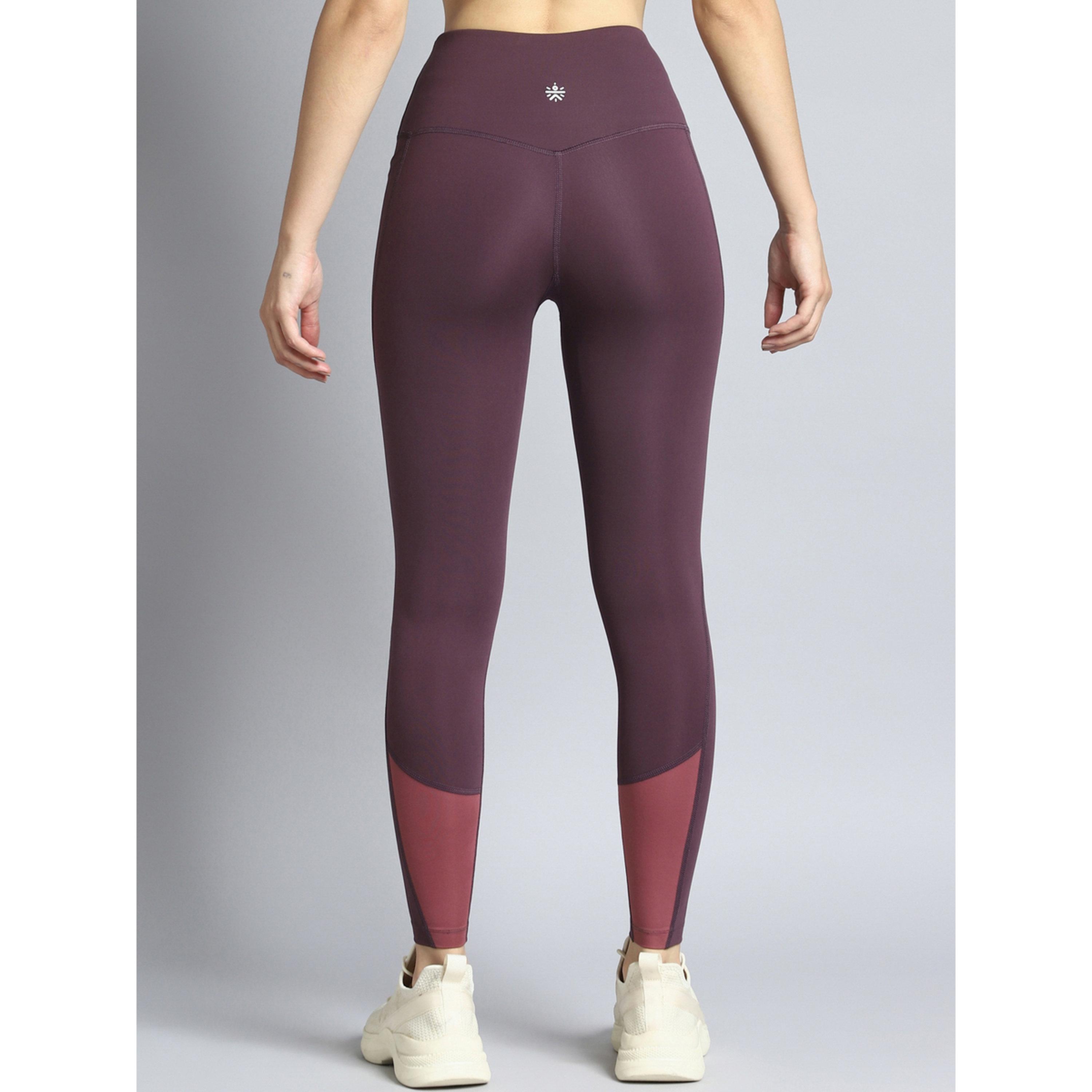 Cult X Styli Maroon Plum Dance Flow Tights-women-clothing-bottoms-joggers-image-5