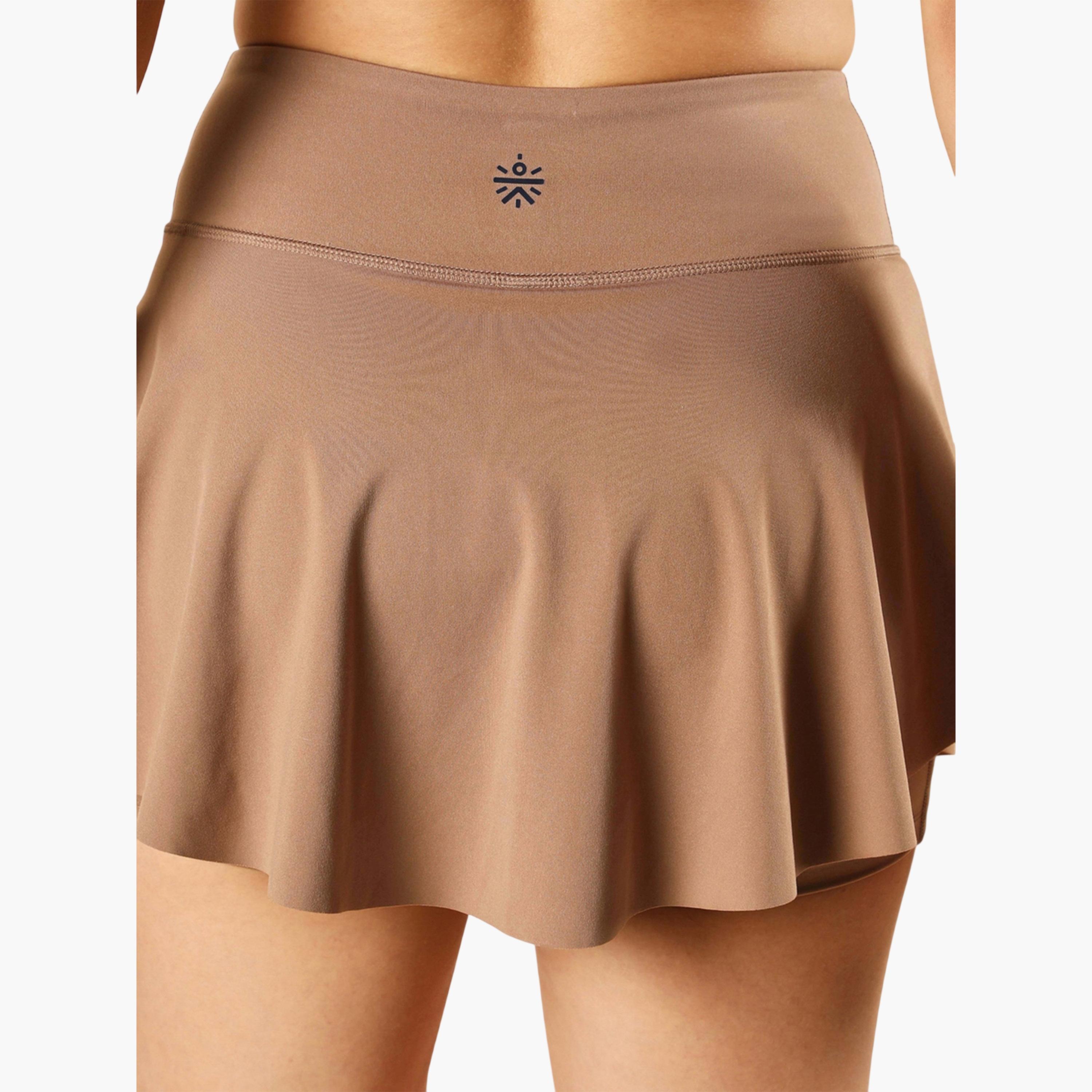 Cult X Styli Beige True Performance Sculpted Skorts-sports-women-clothing-athleticskirtsandshorts-image-8