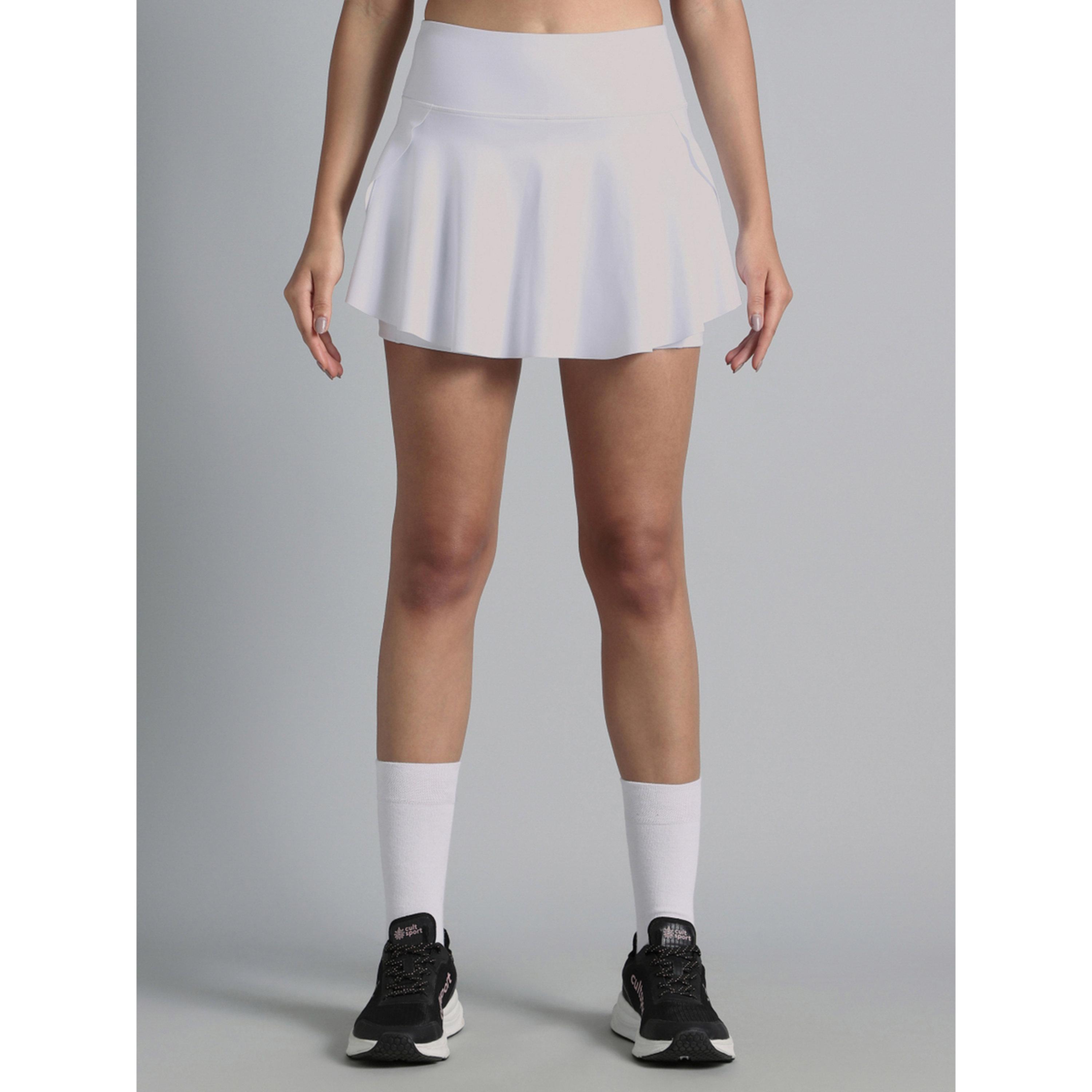 Cult X Styli White True Performance Sculpted Skorts-sports-women-clothing-athleticskirtsandshorts-image-1