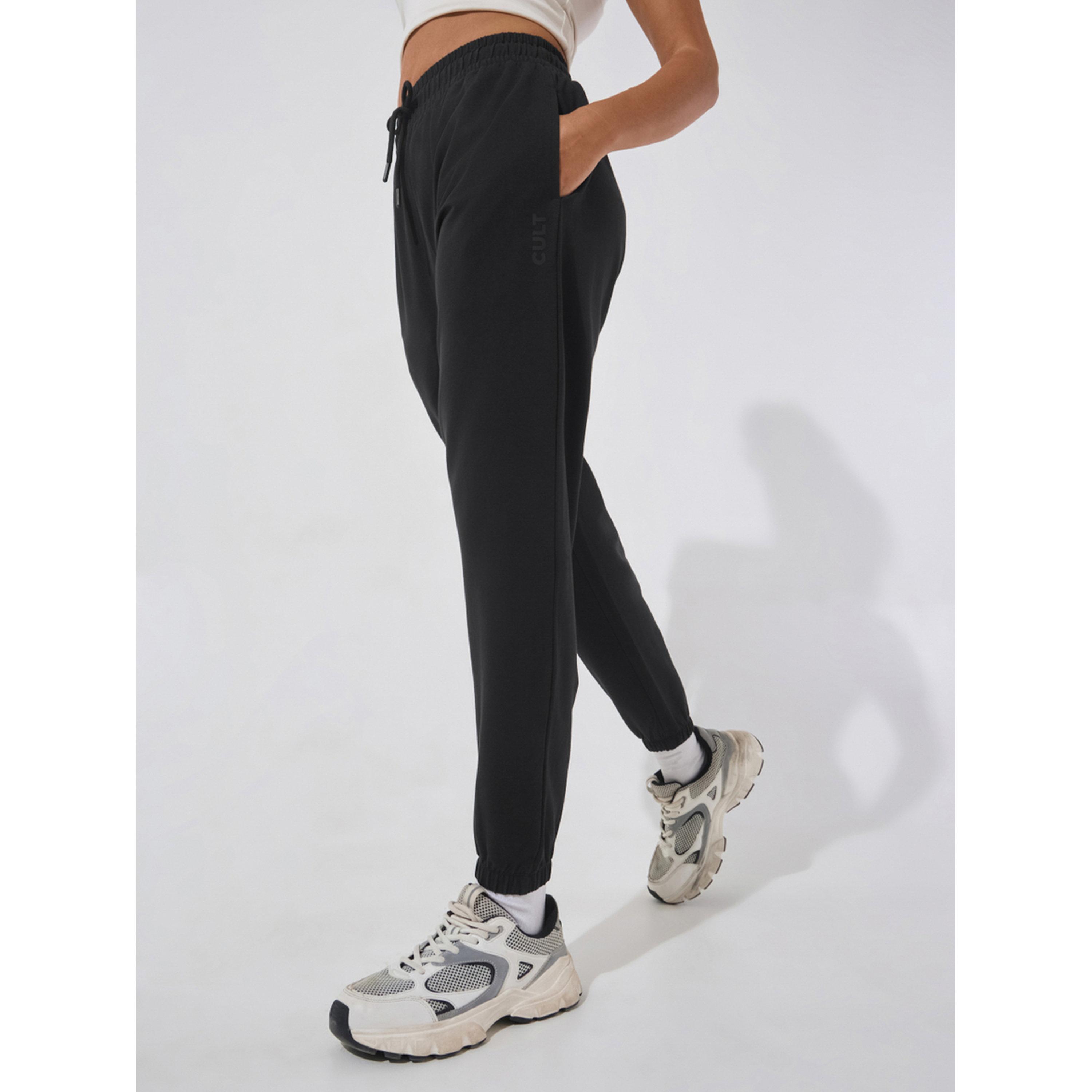 Cult X Styli Black Soft Form Classic Joggers-women-clothing-sportswearandactivewear-joggers-image-3