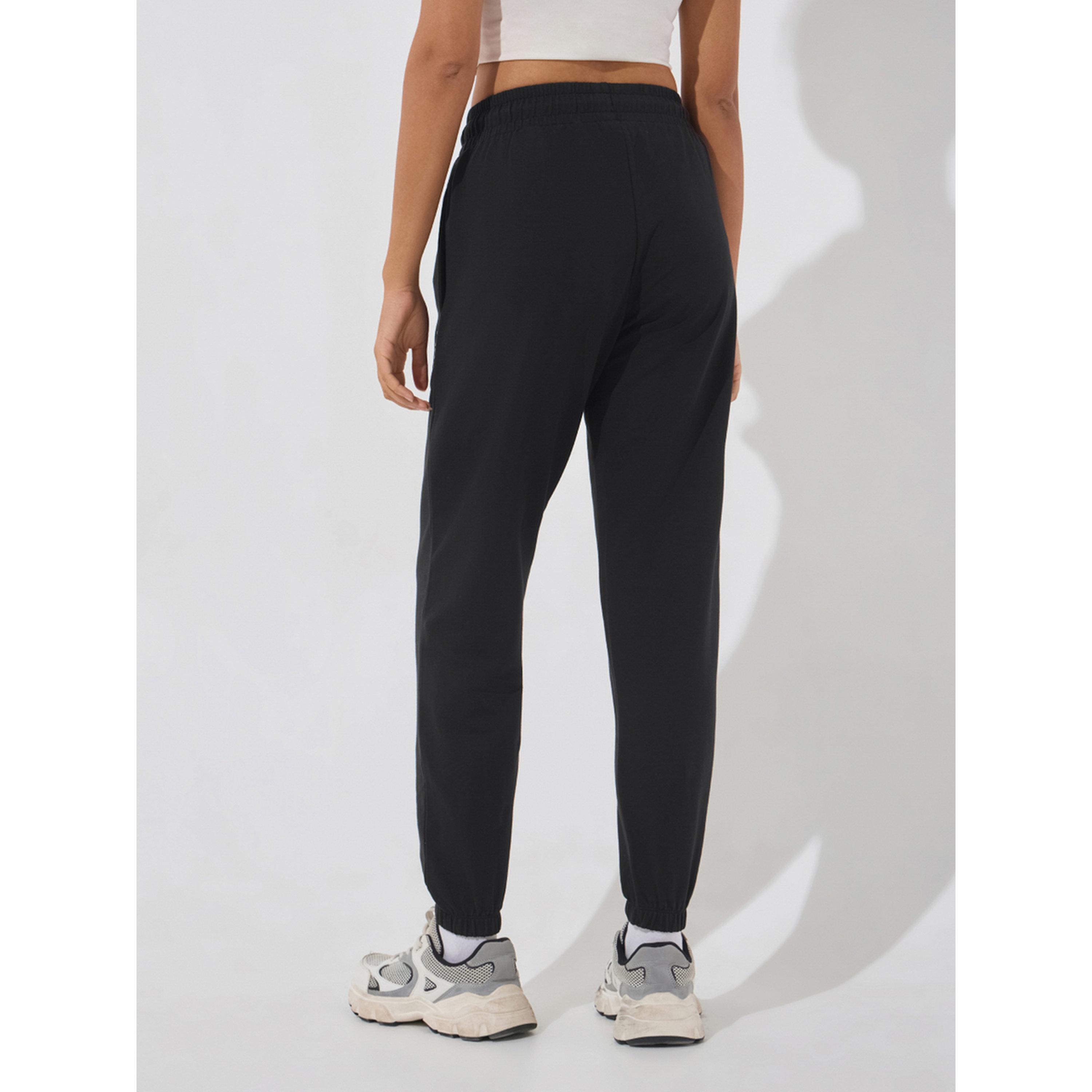 Cult X Styli Black Soft Form Classic Joggers-women-clothing-sportswearandactivewear-joggers-image-5