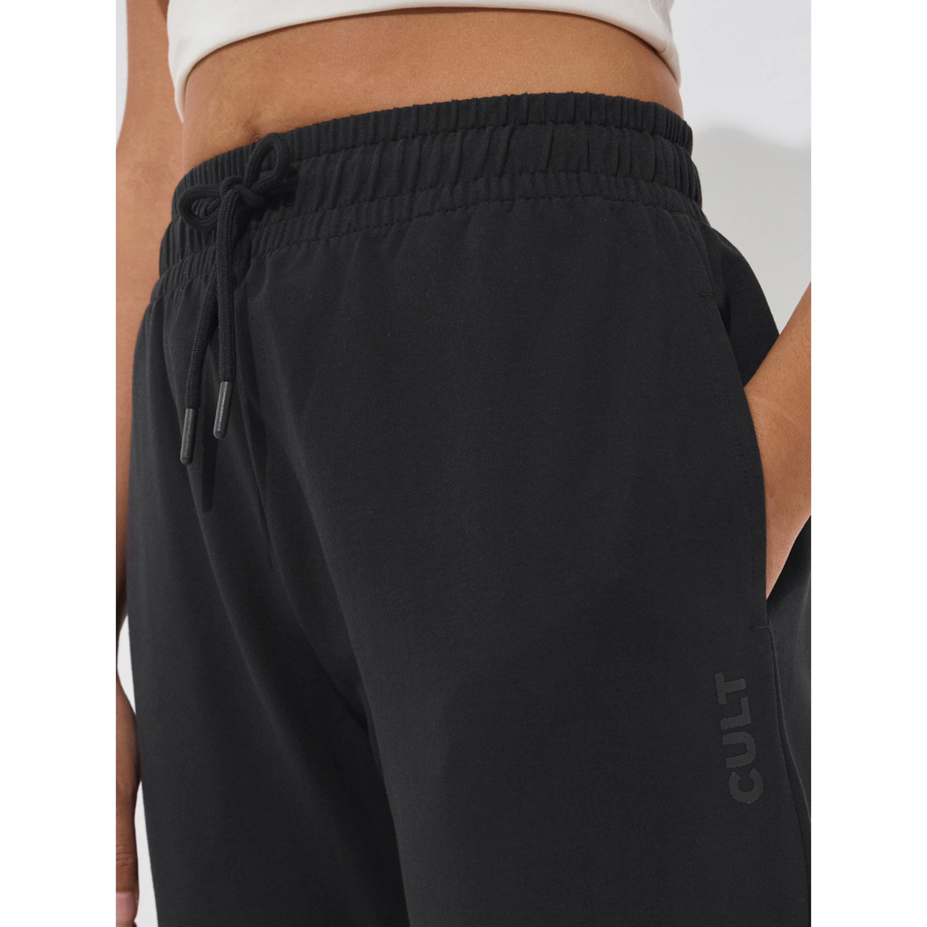 Cult X Styli Black Soft Form Classic Joggers-women-clothing-sportswearandactivewear-joggers-image-6