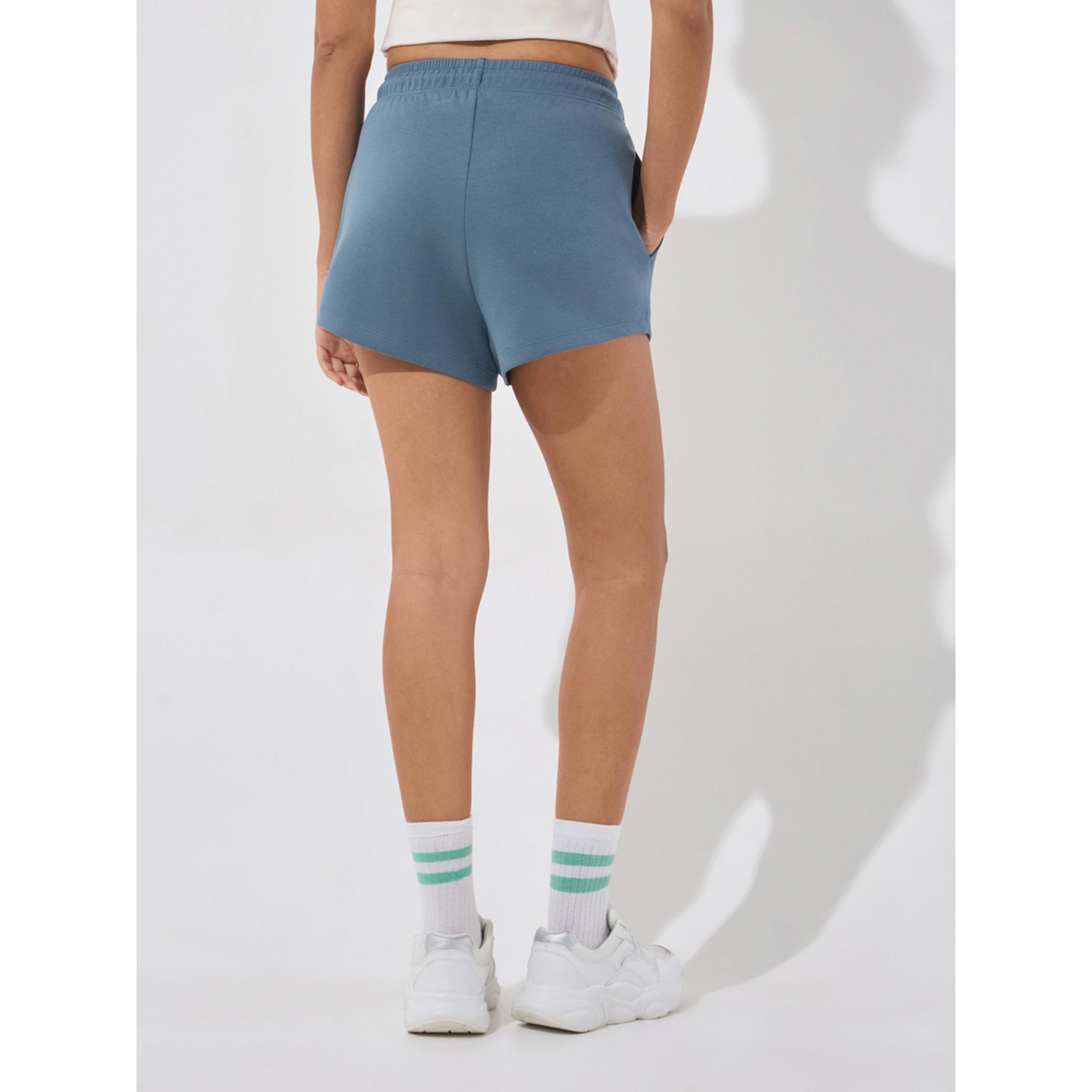 Cult X Styli Blue Ultra Luxe Tailored Shorts-women-clothing-sportswearandactivewear-activewearshorts-image-5