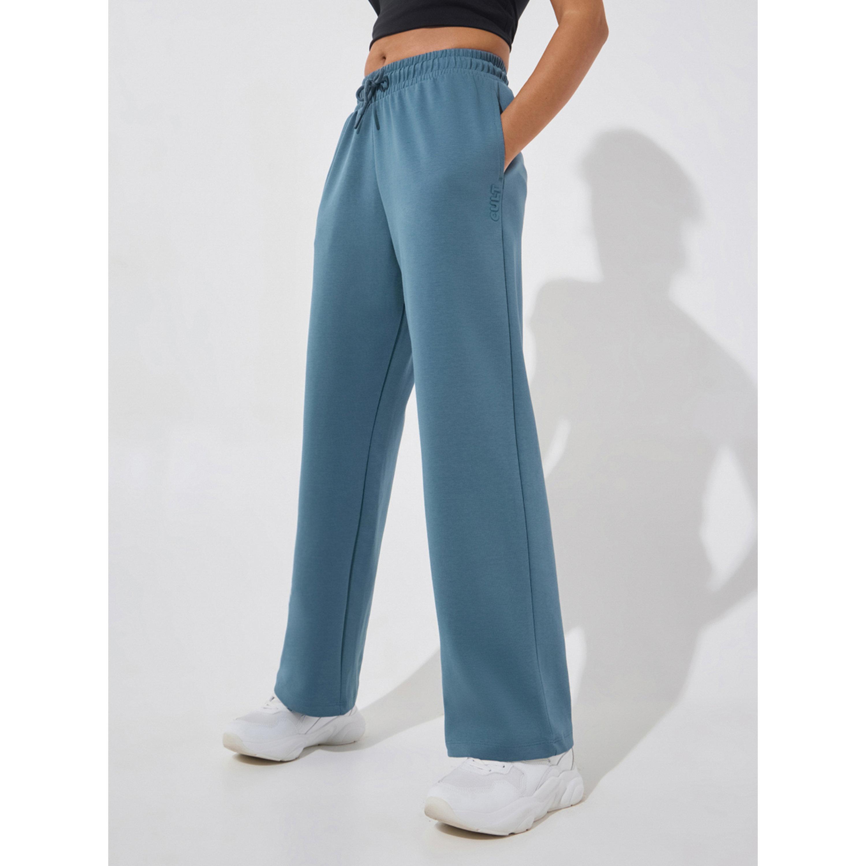 Cult X Styli Blue Ultra Luxe Classic Trackpants-women-clothing-bottoms-joggers-image-1