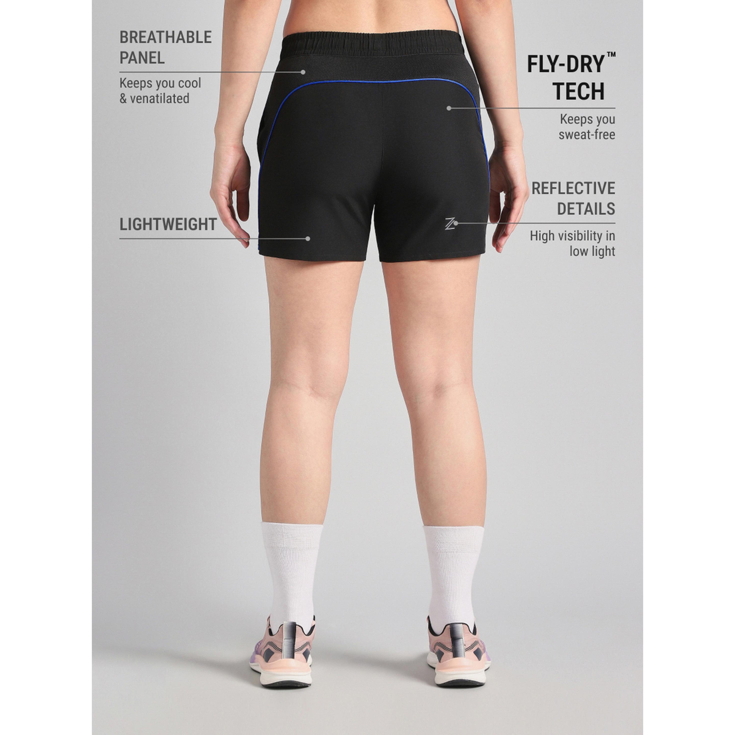Cult X Styli Black In Motion Run Shorts-women-clothing-sportswearandactivewear-activewearshorts-image-5