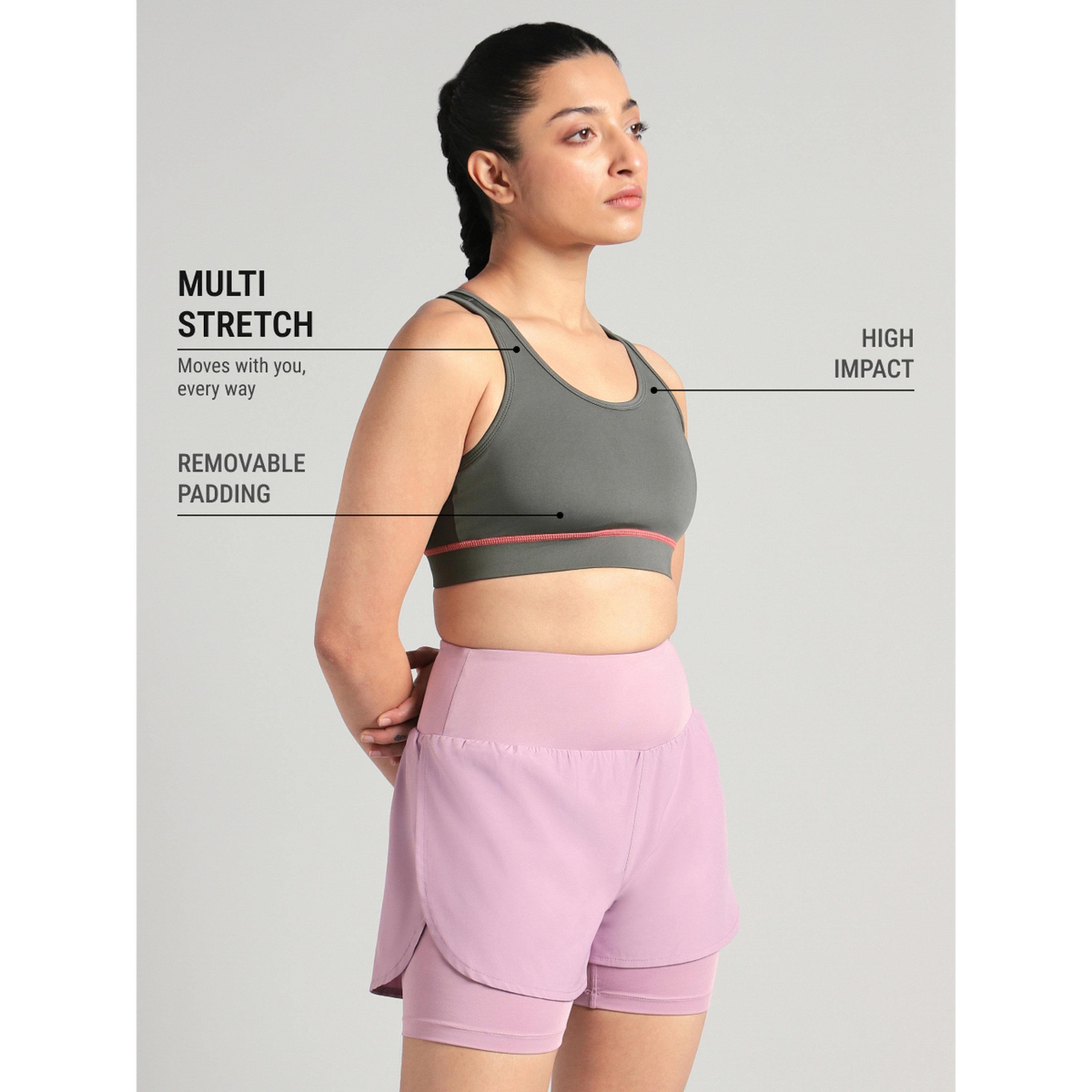 صدرية رياضية رمادية داكنة بدعم متوسط للتمارين-women-clothing-sportswearandactivewear-sportsbras-image-4