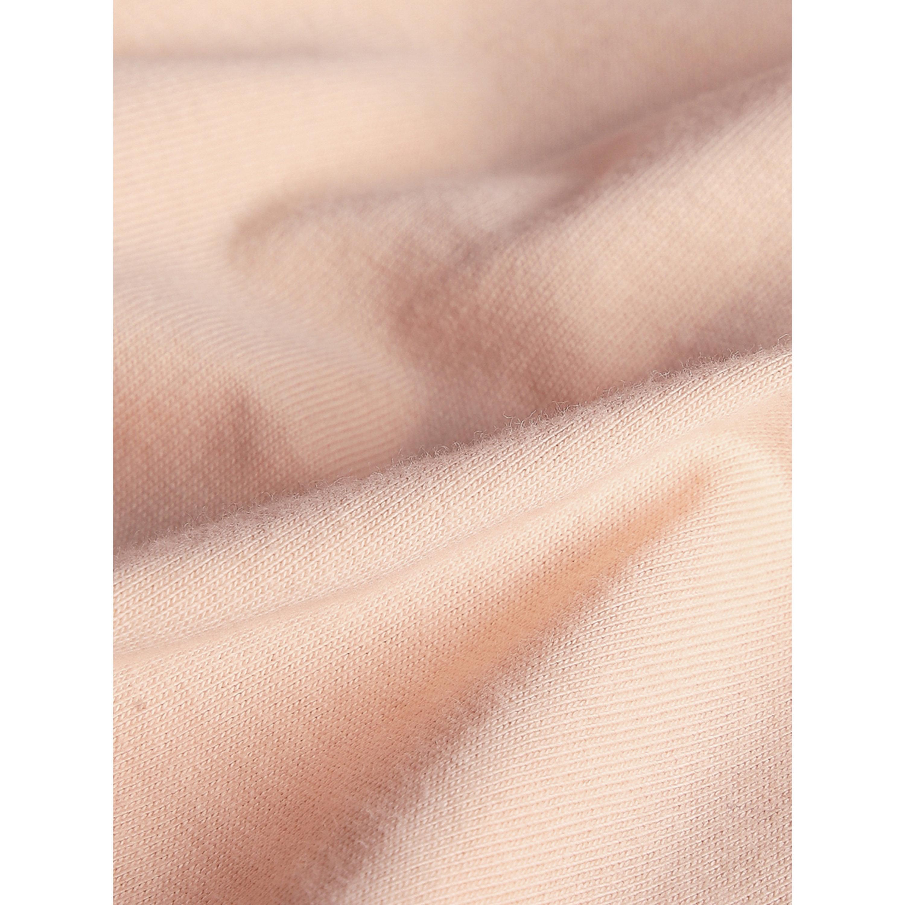 Cult X Styli Peach Color Block Oversized Fit T-Shirt-sports-women-clothing-tshirtsandvests-image-7