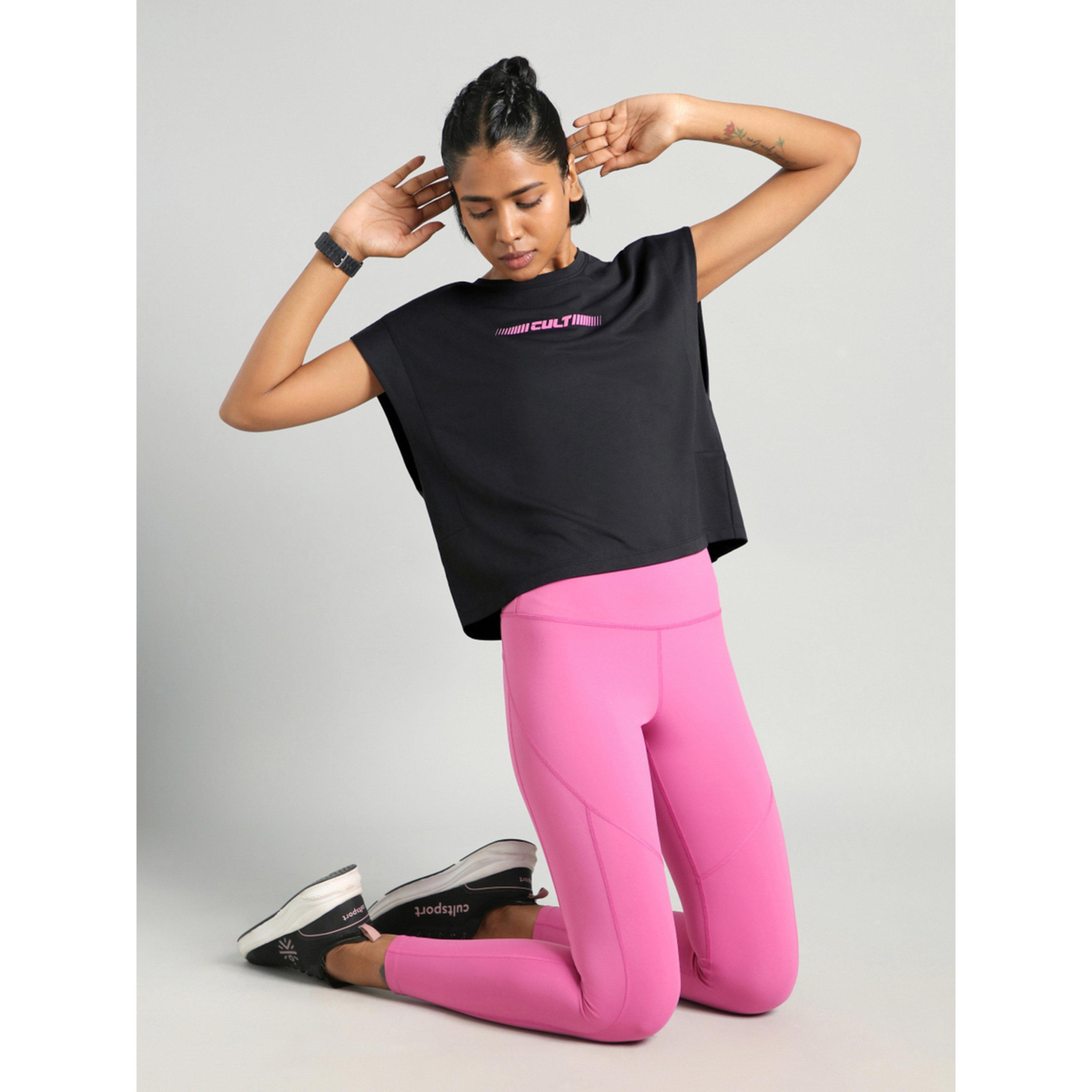 Cult X Styli Black Muscle Ease Boxy Fit T-Shirt-sports-women-clothing-tshirtsandvests-image-2