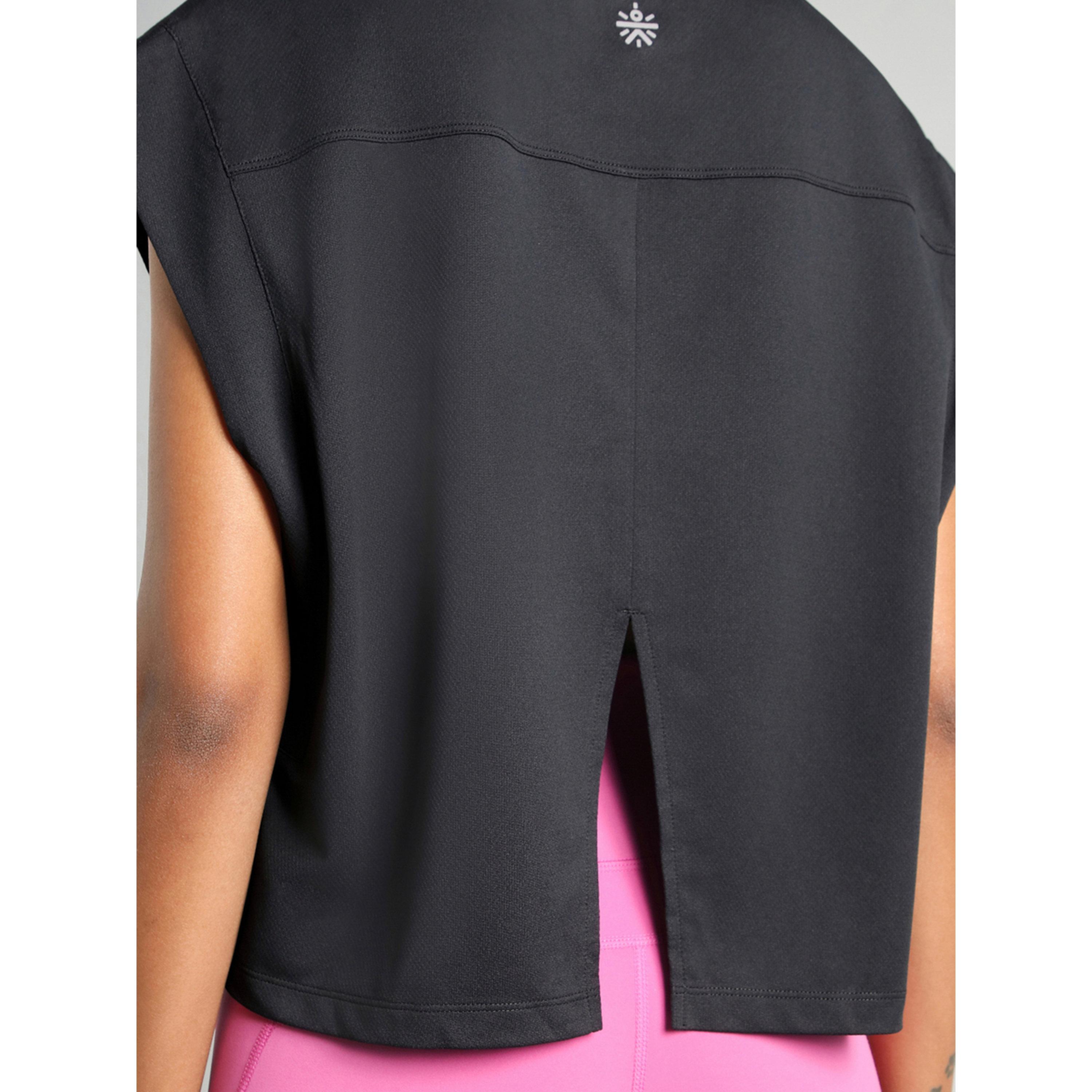 Cult X Styli Black Muscle Ease Boxy Fit T-Shirt-sports-women-clothing-tshirtsandvests-image-6