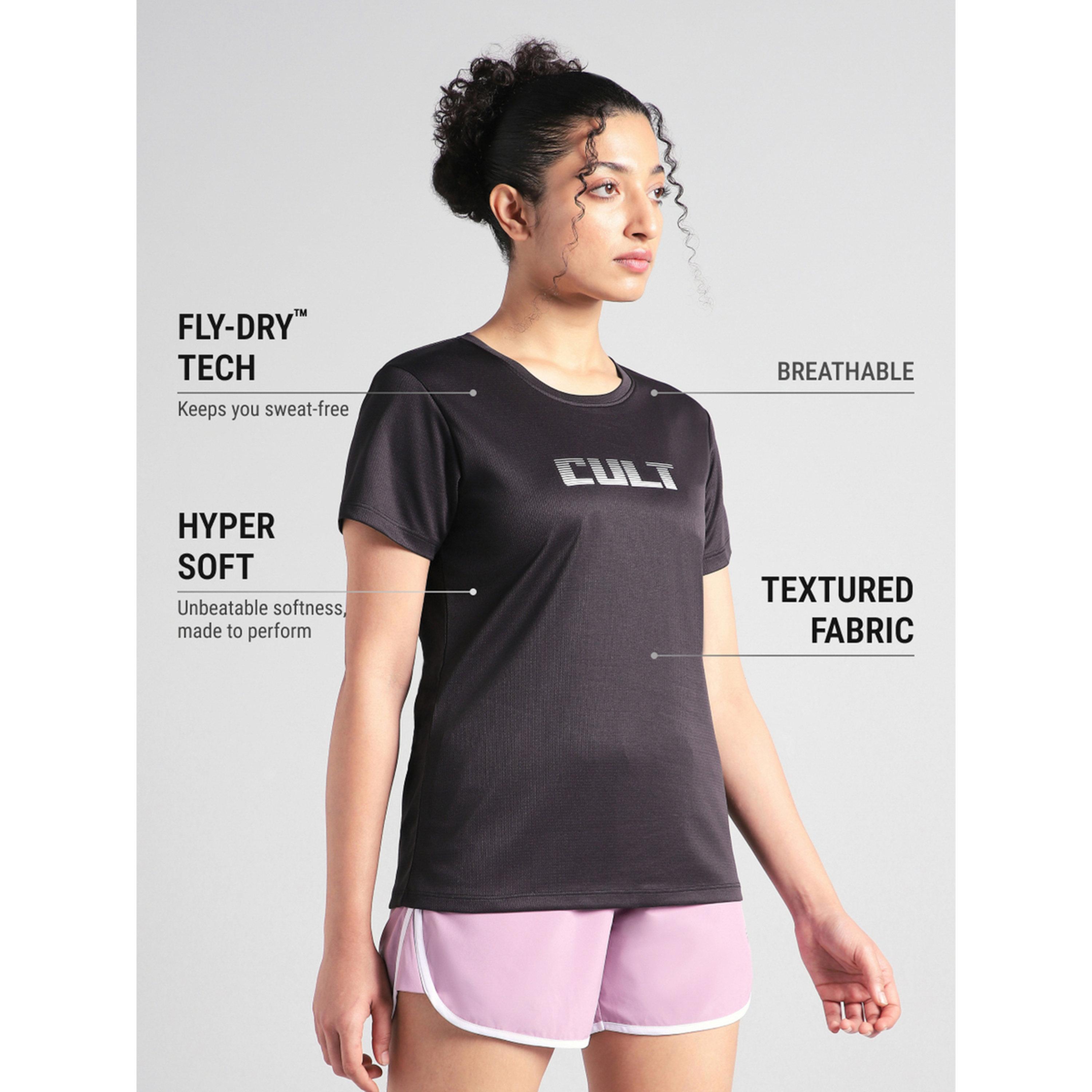 Cult X Styli Black Ultimate Training T-Shirt-sports-women-clothing-tshirtsandvests-image-4